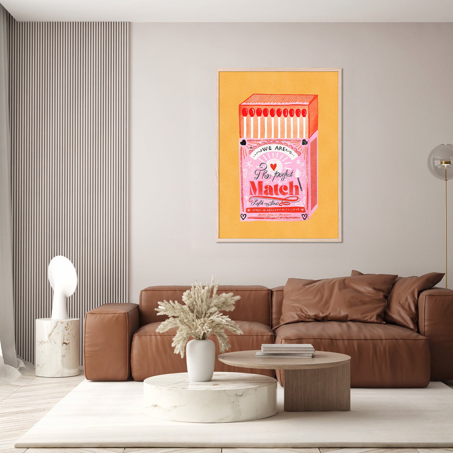 wall-art-print-canvas-poster-framed-Match Box - The Perfect Match, Style B-9