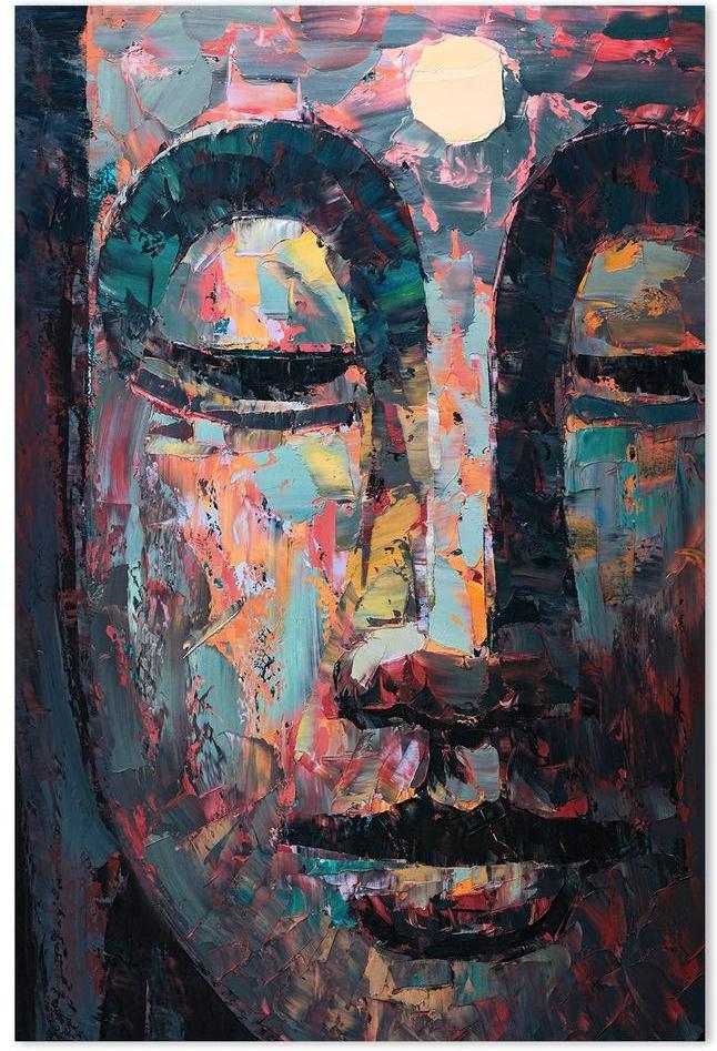 wall-art-print-canvas-poster-framed-Meditating Buddha-by-Gioia Wall Art-Gioia Wall Art