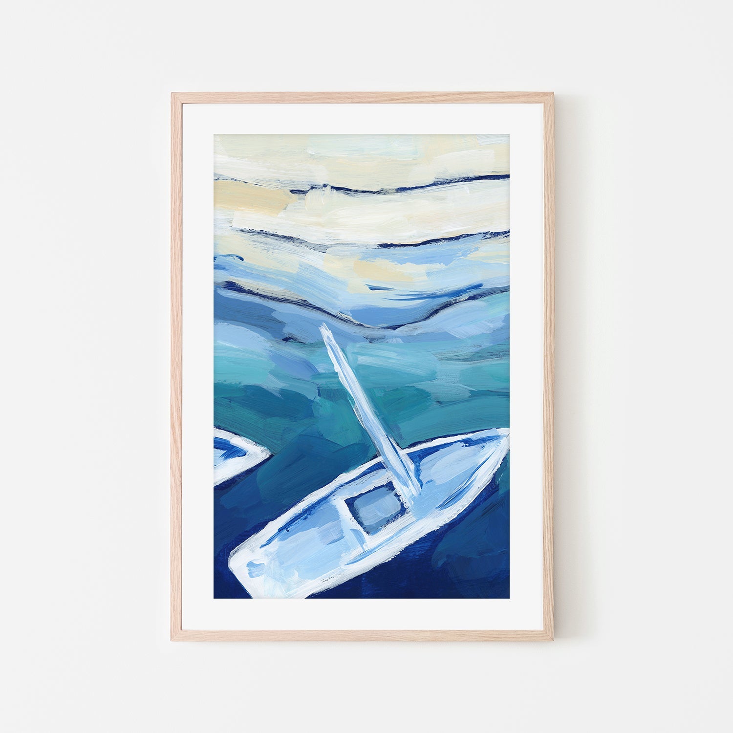 wall-art-print-canvas-poster-framed-Mediterranean Sailboat , Style B, By Jetty Home , By Jetty Home-6