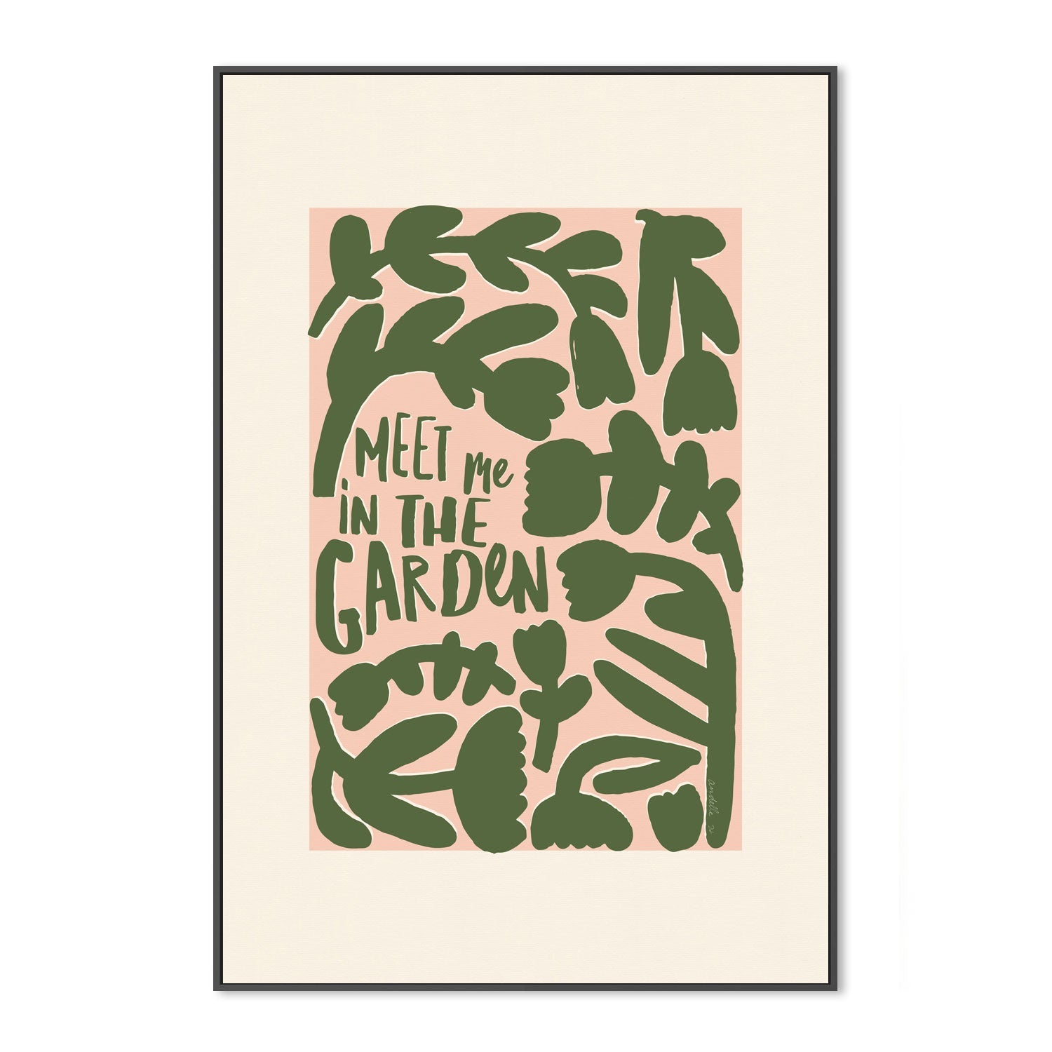 wall-art-print-canvas-poster-framed-Meet Me In The Garden, Style A , By Andelle Art-3