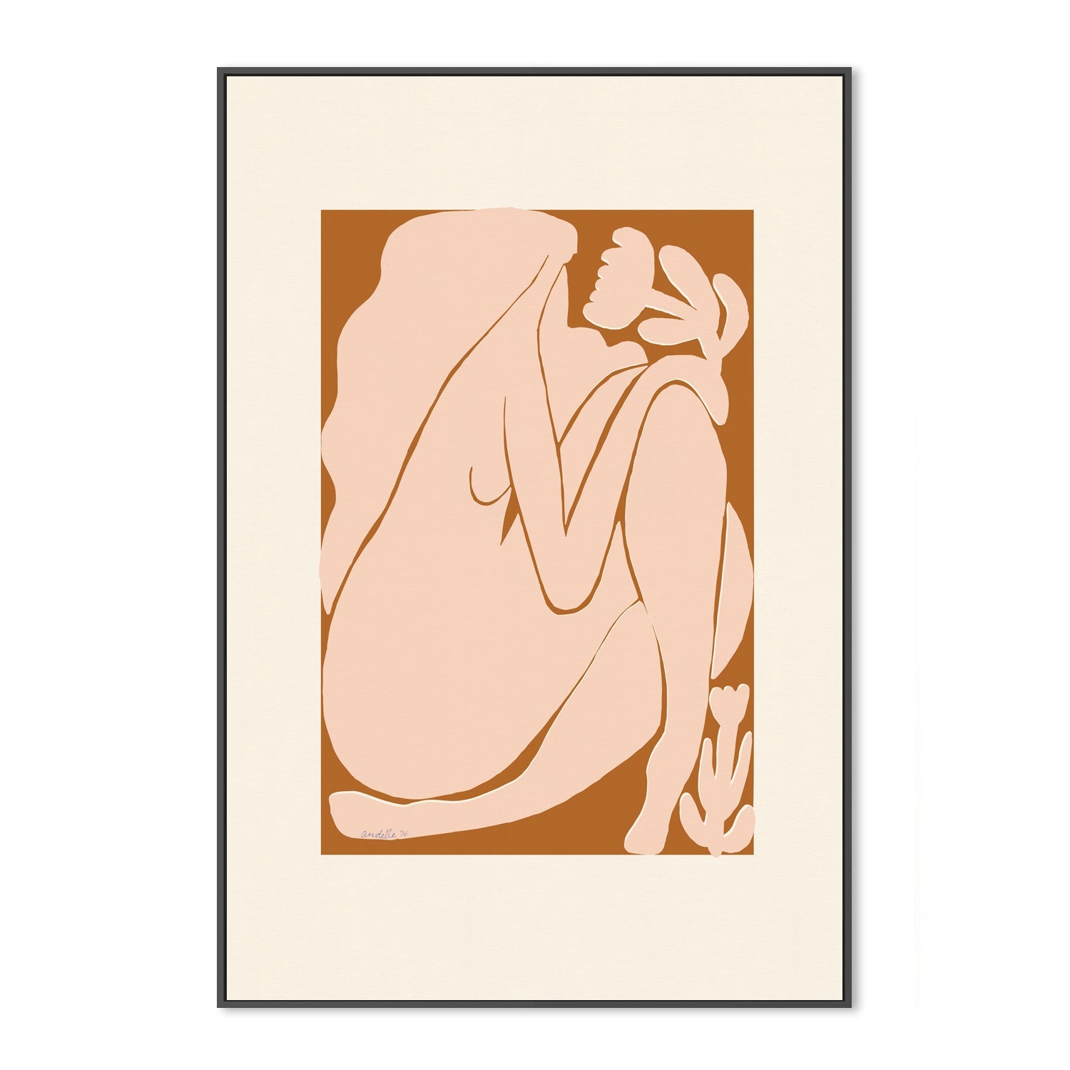 wall-art-print-canvas-poster-framed-Meet Me In The Garden, Style B , By Andelle Art-3
