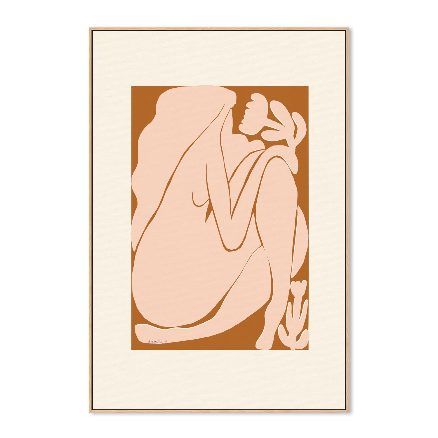 wall-art-print-canvas-poster-framed-Meet Me In The Garden, Style B , By Andelle Art-4