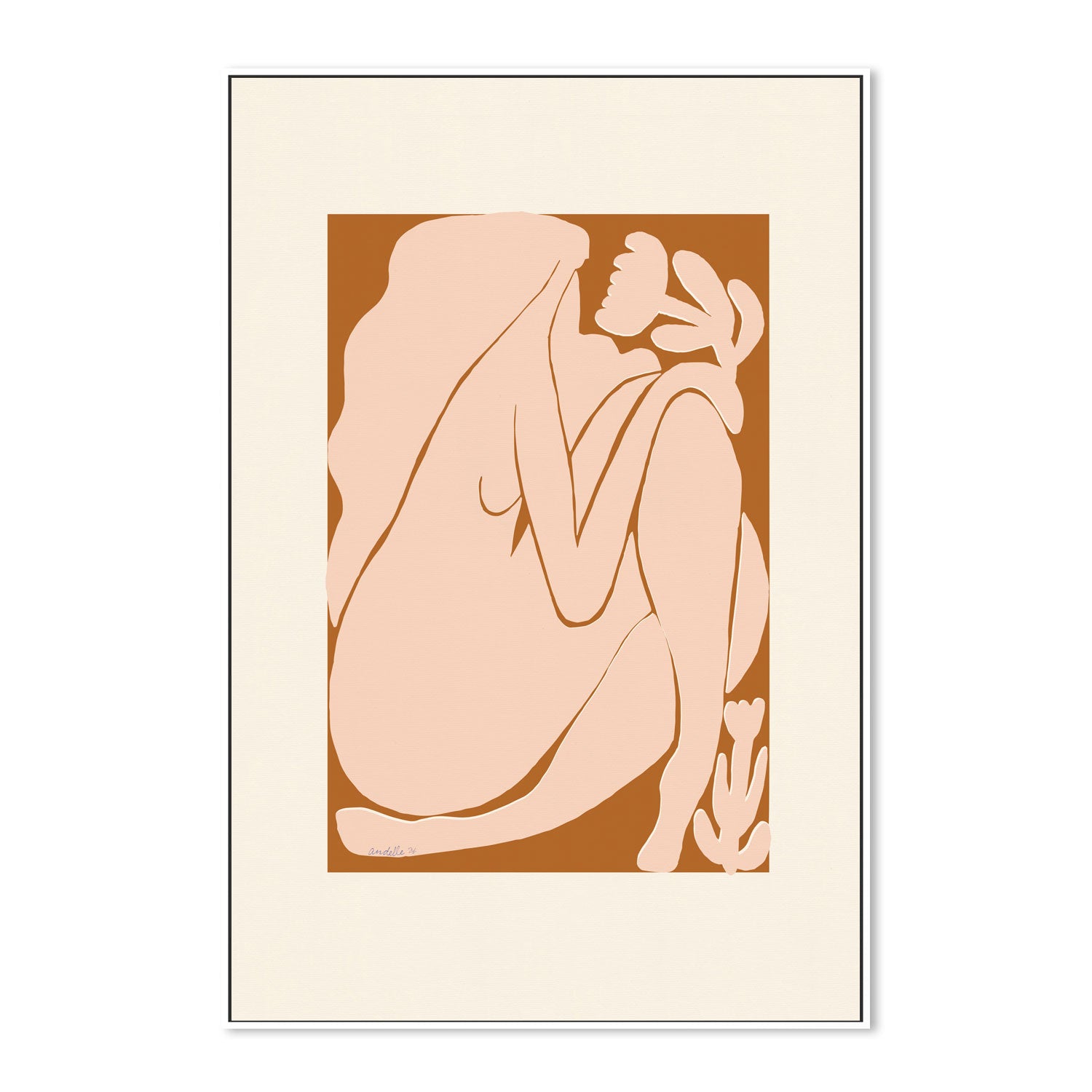 wall-art-print-canvas-poster-framed-Meet Me In The Garden, Style B , By Andelle Art-5