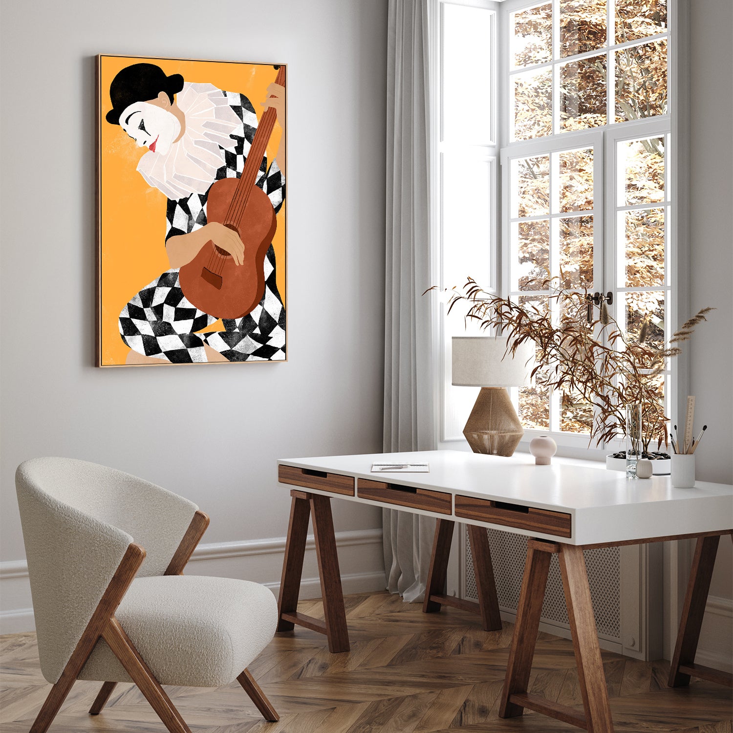 wall-art-print-canvas-poster-framed-Melancholy Melody-8
