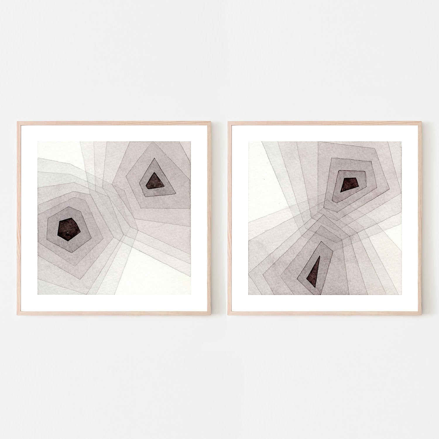 wall-art-print-canvas-poster-framed-Meld, Style A & B, Set Of 2-6