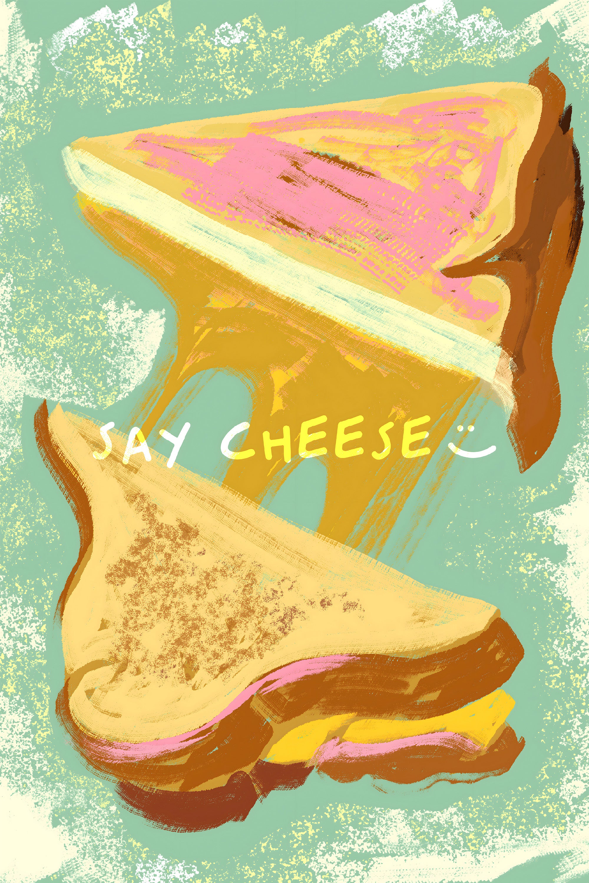 wall-art-print-canvas-poster-framed-Melted Cheese Sandwiches-1