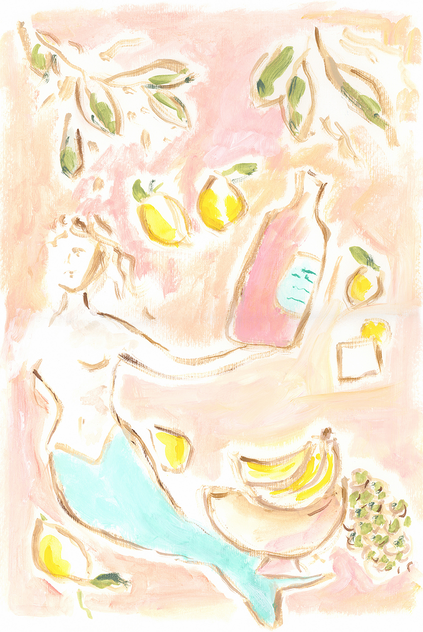 wall-art-print-canvas-poster-framed-Mermaid Lemons , By Cass Deller-1