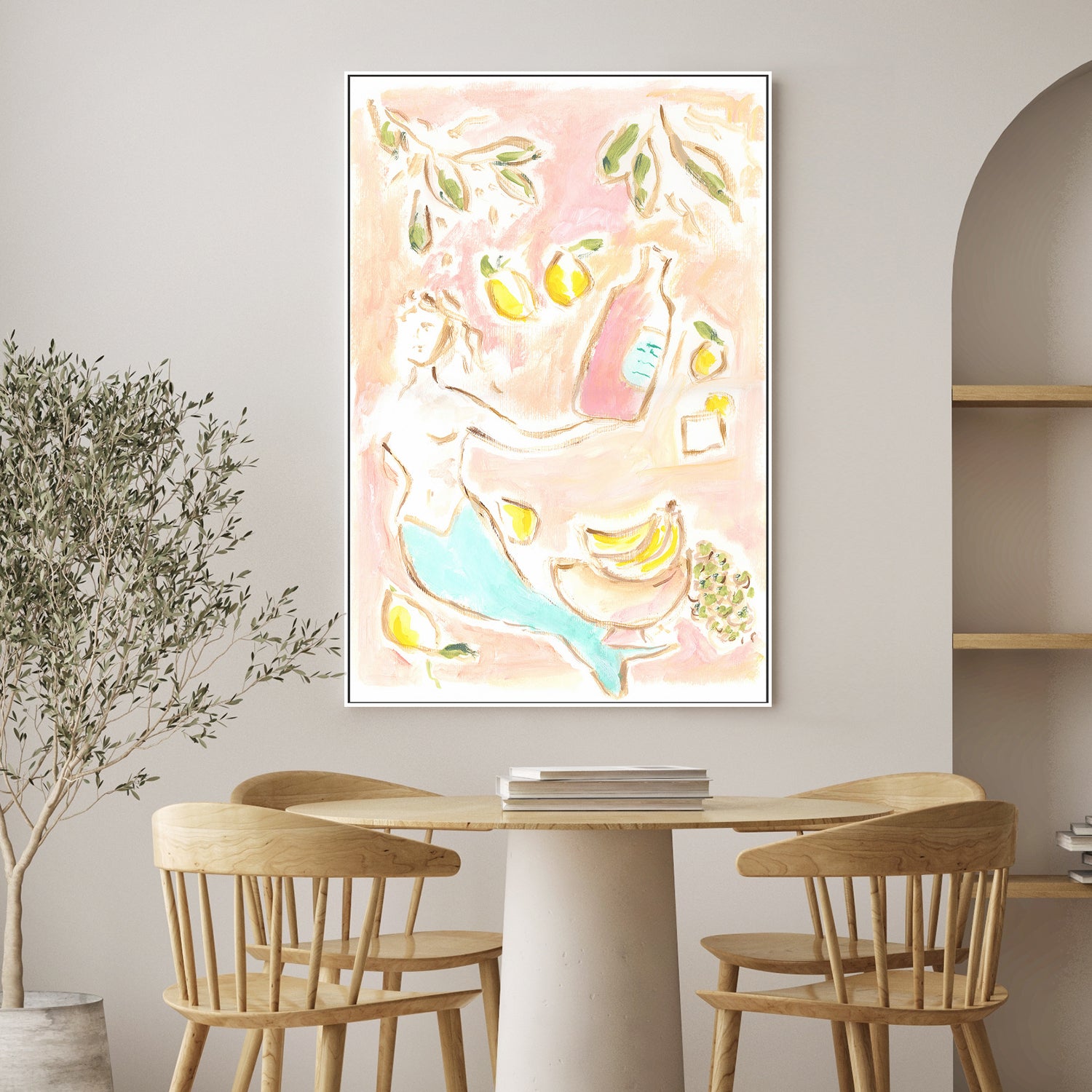 wall-art-print-canvas-poster-framed-Mermaid Lemons , By Cass Deller-2