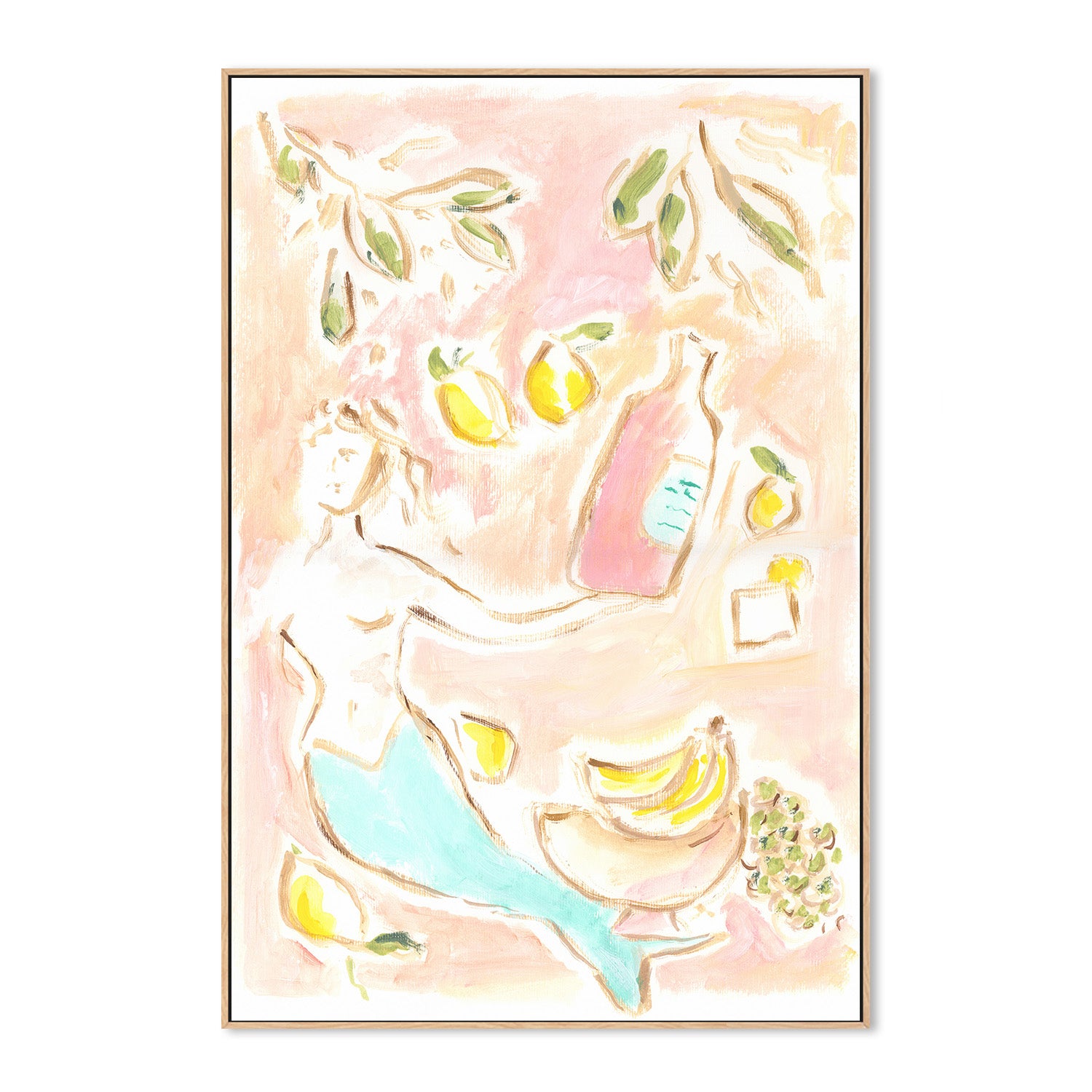 wall-art-print-canvas-poster-framed-Mermaid Lemons , By Cass Deller-4