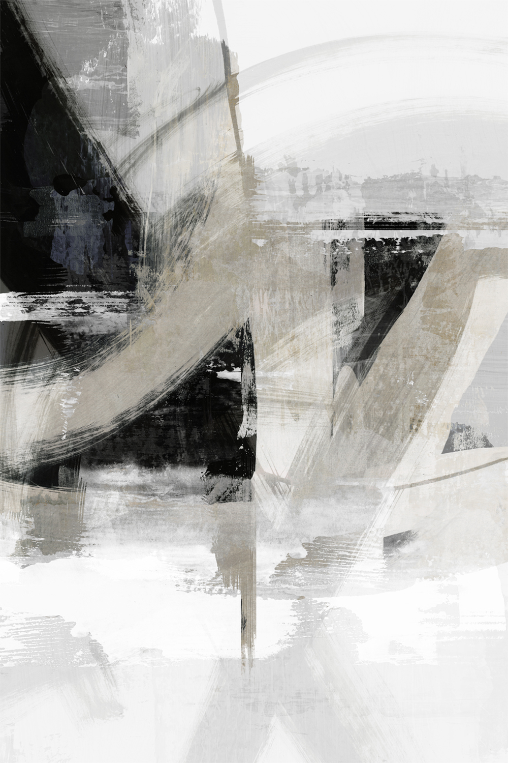 wall-art-print-canvas-poster-framed-Messy Urban Complex, Style B , By Nina Blue-1