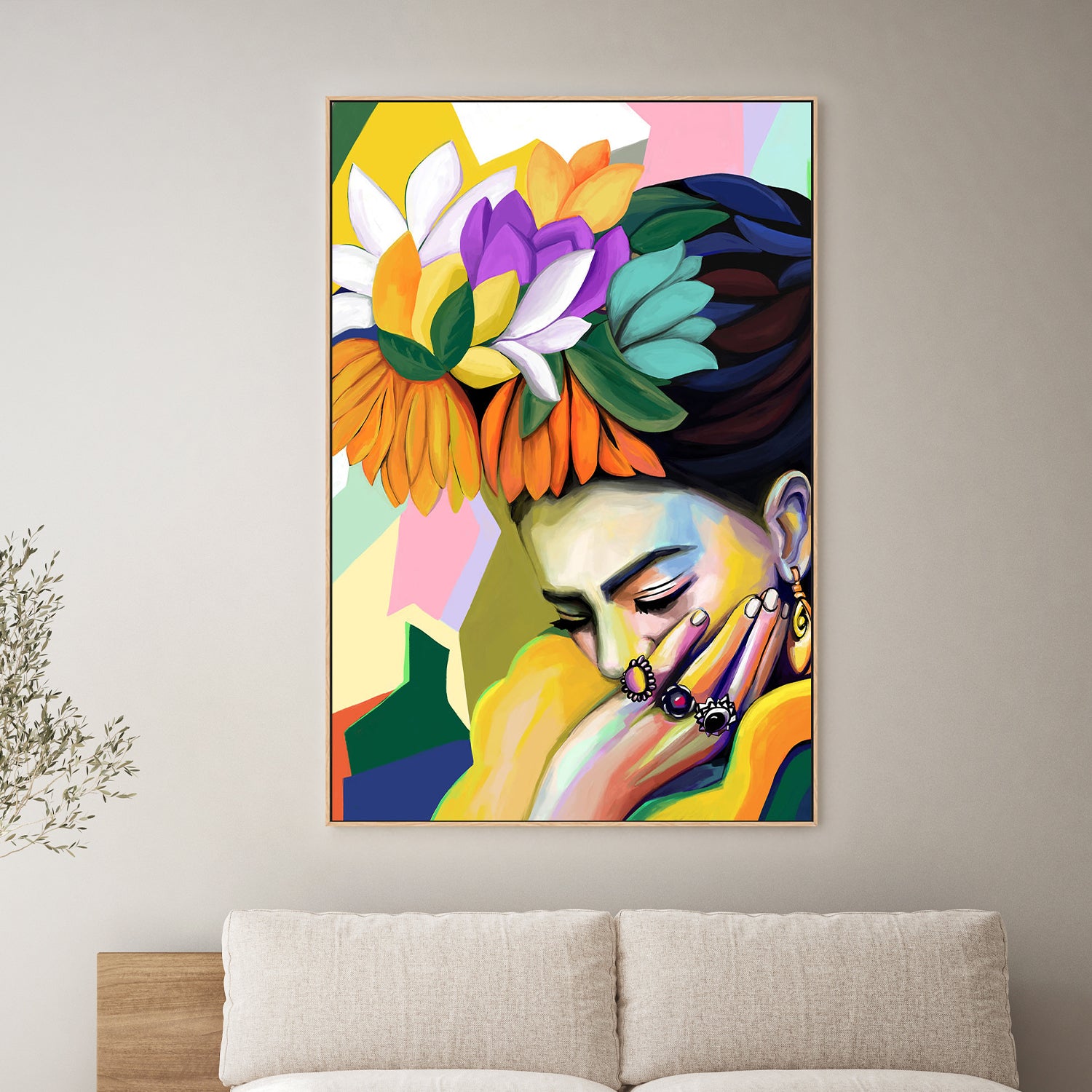 wall-art-print-canvas-poster-framed-Mexican Woman-7