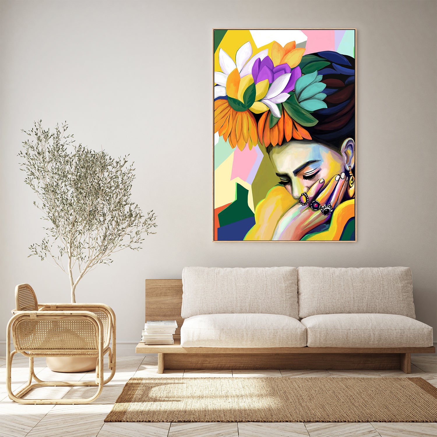 wall-art-print-canvas-poster-framed-Mexican Woman-8