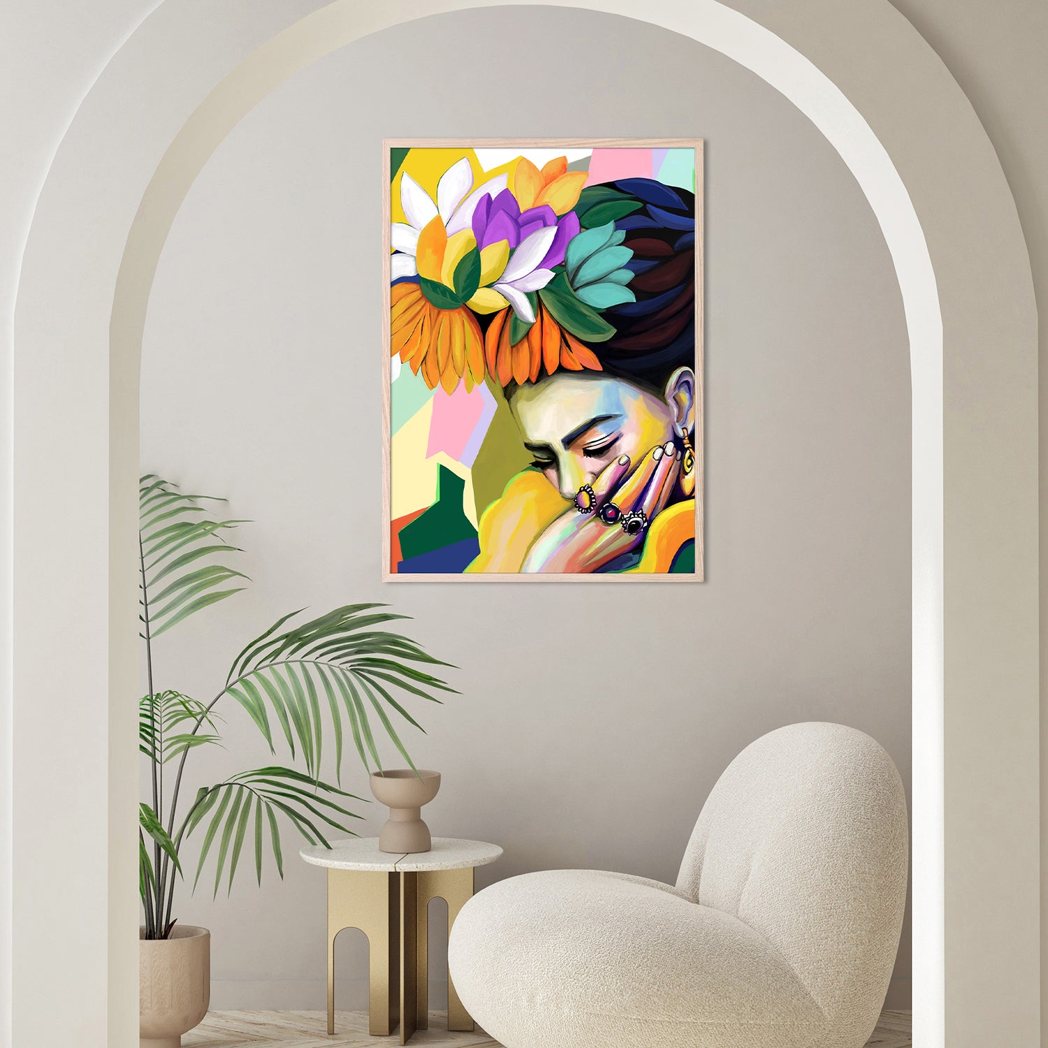 wall-art-print-canvas-poster-framed-Mexican Woman-9