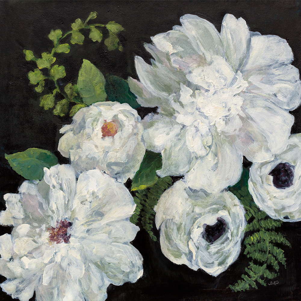 wall-art-print-canvas-poster-framed-Midnight Bouquet, Style B , By Julia Purinton-GIOIA-WALL-ART