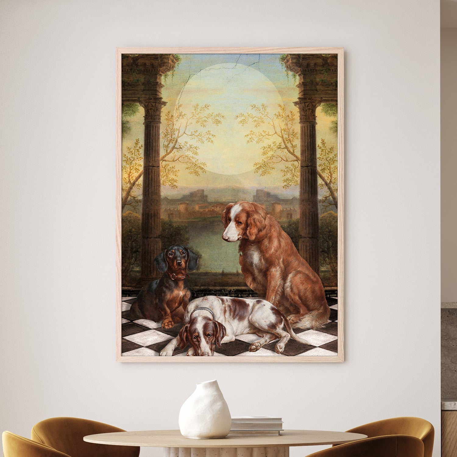 wall-art-print-canvas-poster-framed-Midnight Dogs-2