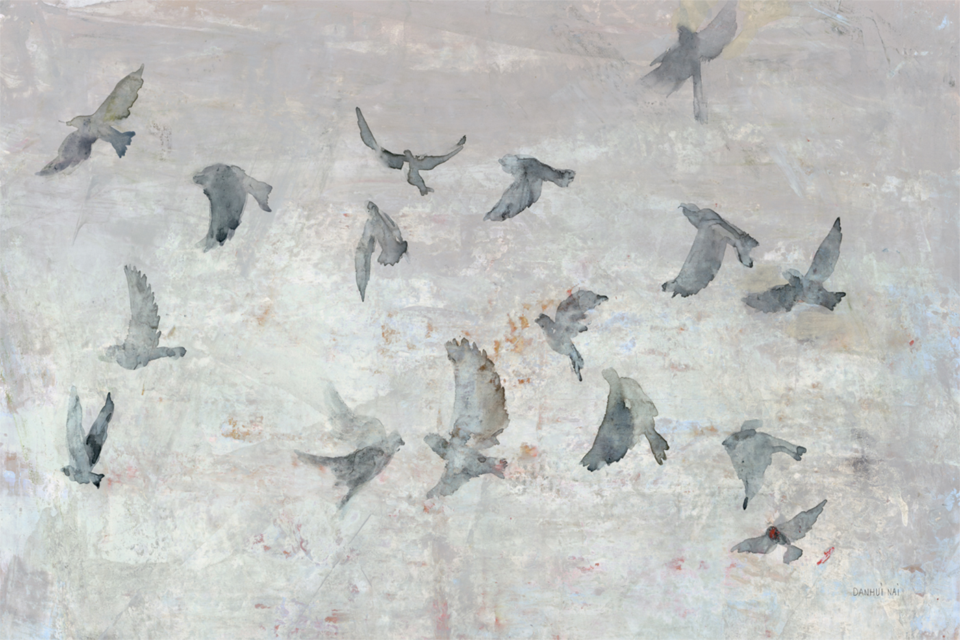 wall-art-print-canvas-poster-framed-Migration , By Danhui Nai-1