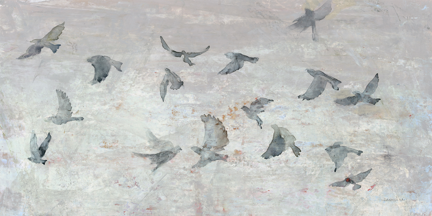 wall-art-print-canvas-poster-framed-Migration , By Danhui Nai-1