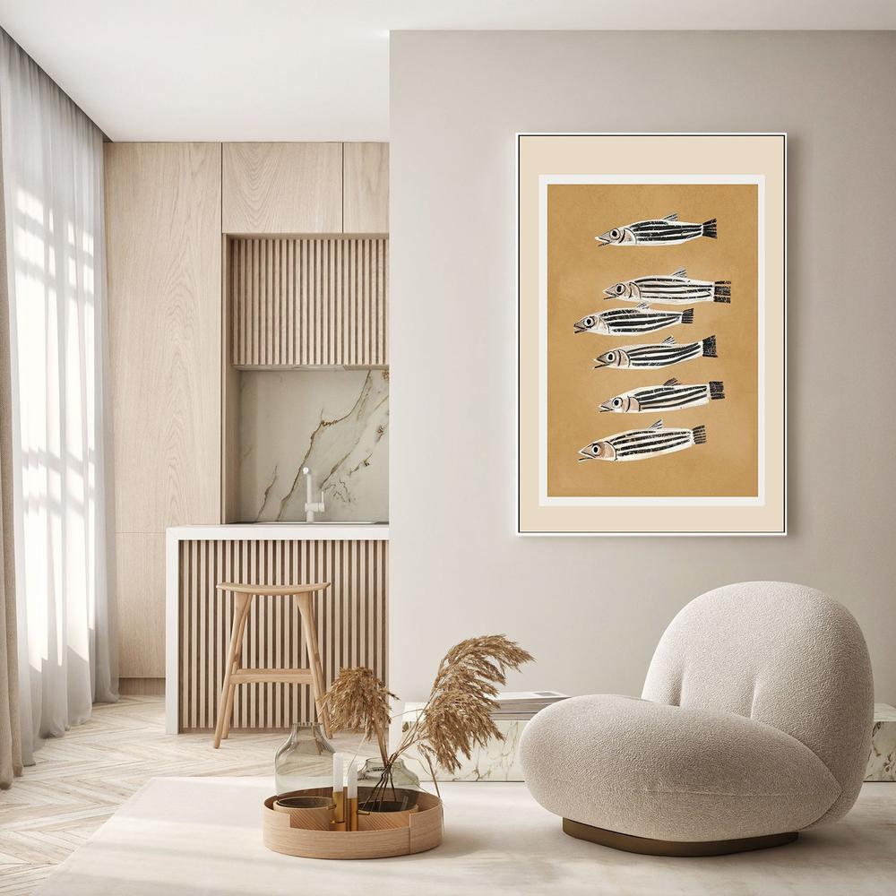 wall-art-print-canvas-poster-framed-Minimal Fish Study-9