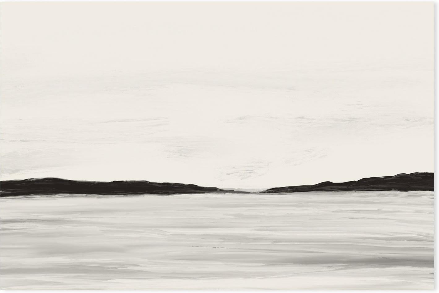 wall-art-print-canvas-poster-framed-Minimal Landscape, Style B , By Danushka Abeygoda-GIOIA-WALL-ART