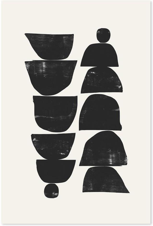 wall-art-print-canvas-poster-framed-Minimal Plant , By Dan Hobday-by-Dan Hobday-Gioia Wall Art