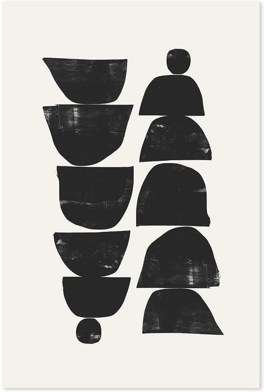 wall-art-print-canvas-poster-framed-Minimal Plant , By Dan Hobday-by-Dan Hobday-Gioia Wall Art