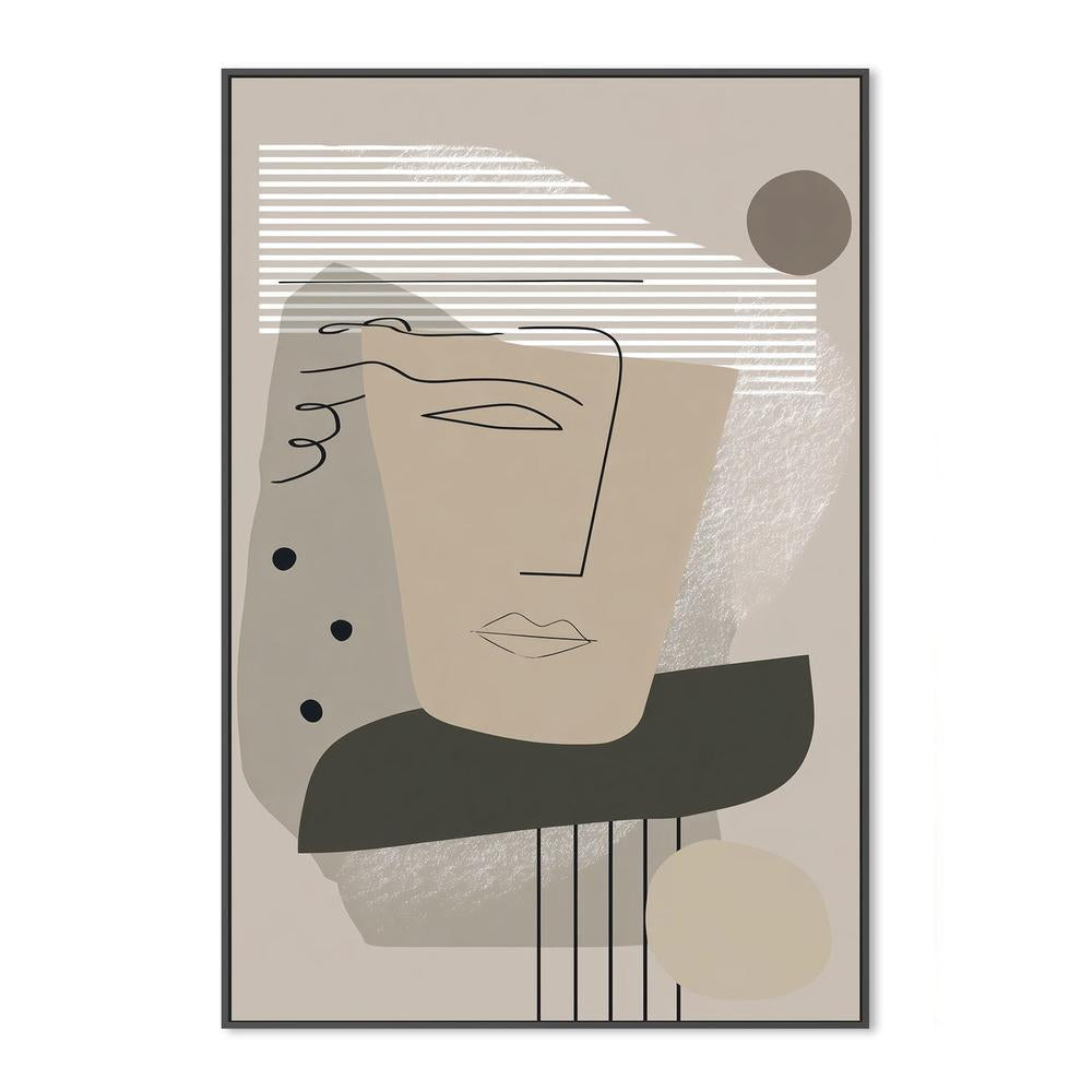 wall-art-print-canvas-poster-framed-Minimalist Abstract Face-3