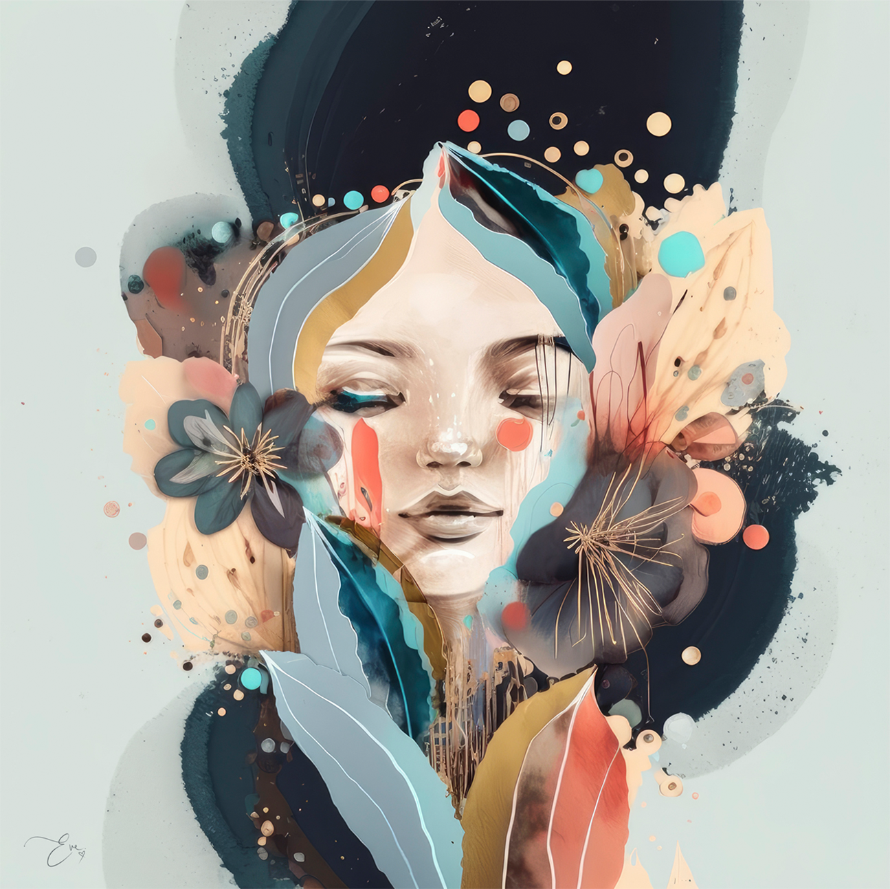 wall-art-print-canvas-poster-framed-Minnie , By Bella Eve-GIOIA-WALL-ART