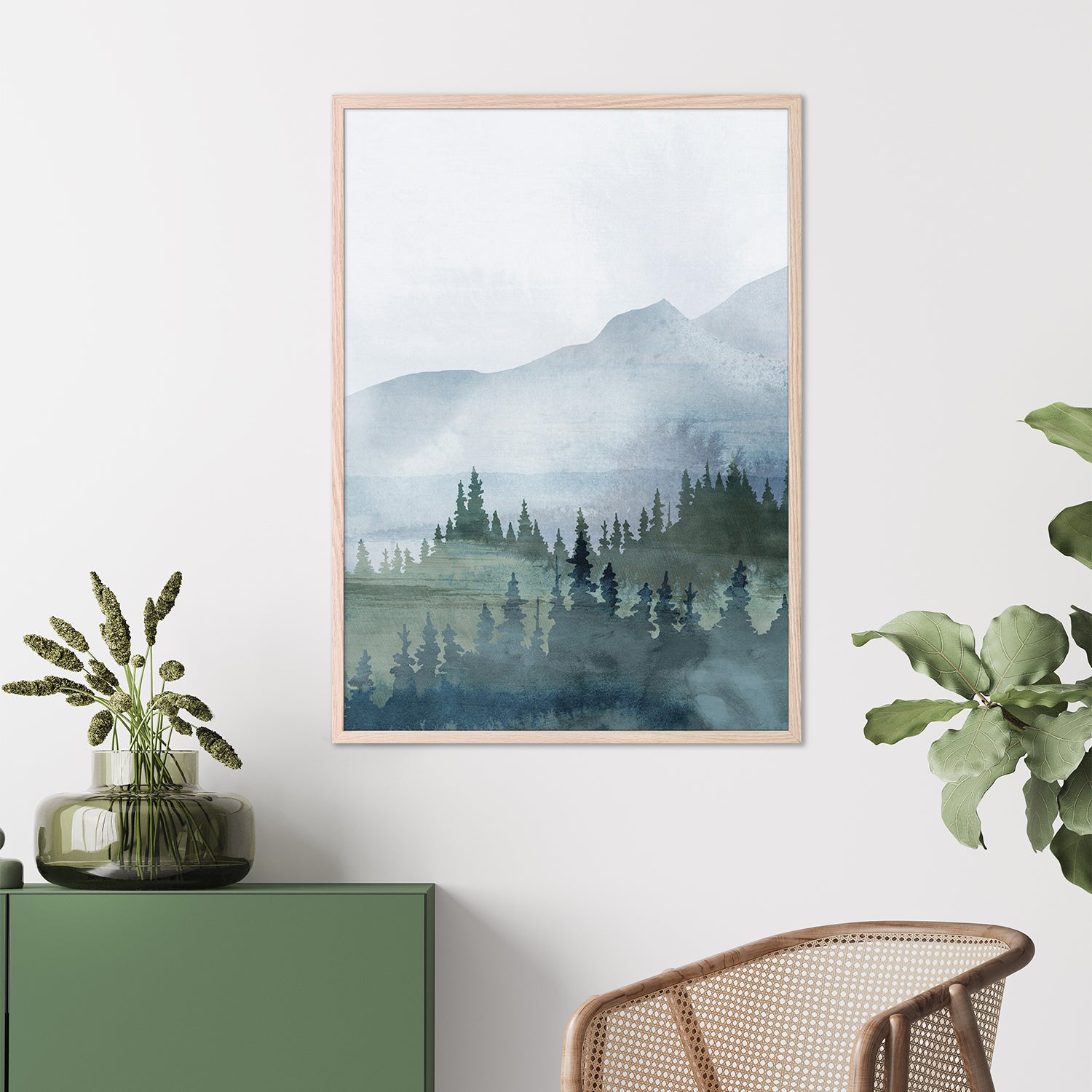 wall-art-print-canvas-poster-framed-Misty Retreat, Style C-8