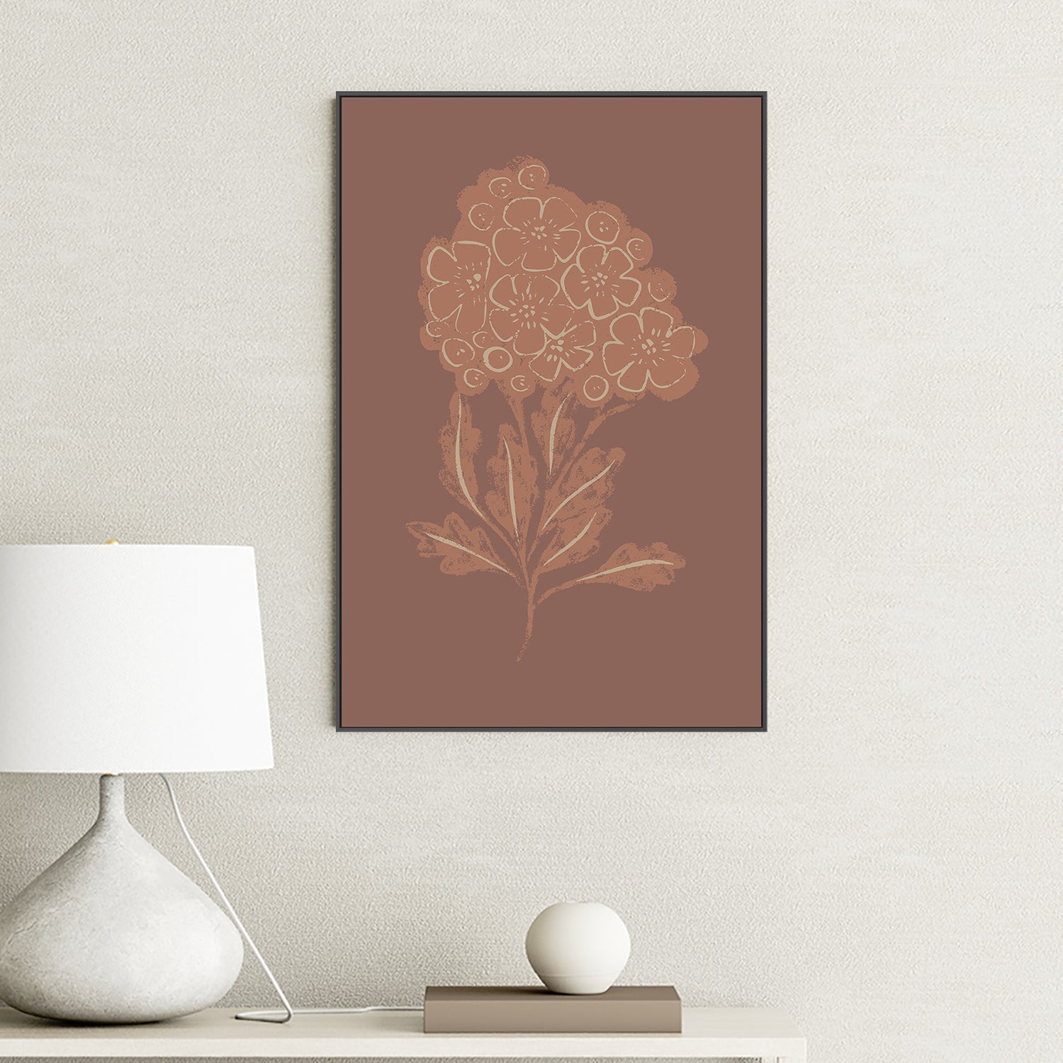 wall-art-print-canvas-poster-framed-Mocha Bloom , By Nikita Jariwala-2