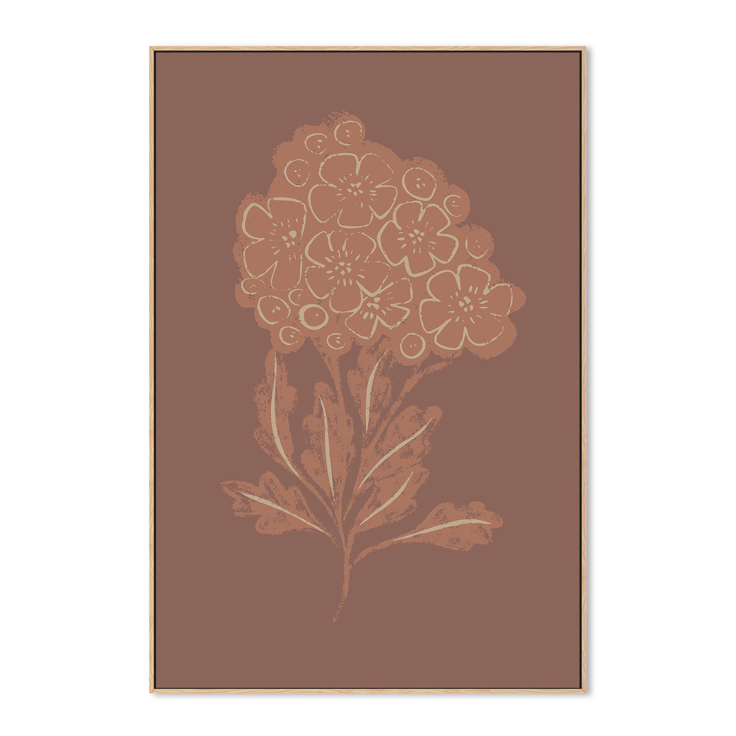 wall-art-print-canvas-poster-framed-Mocha Bloom , By Nikita Jariwala-4
