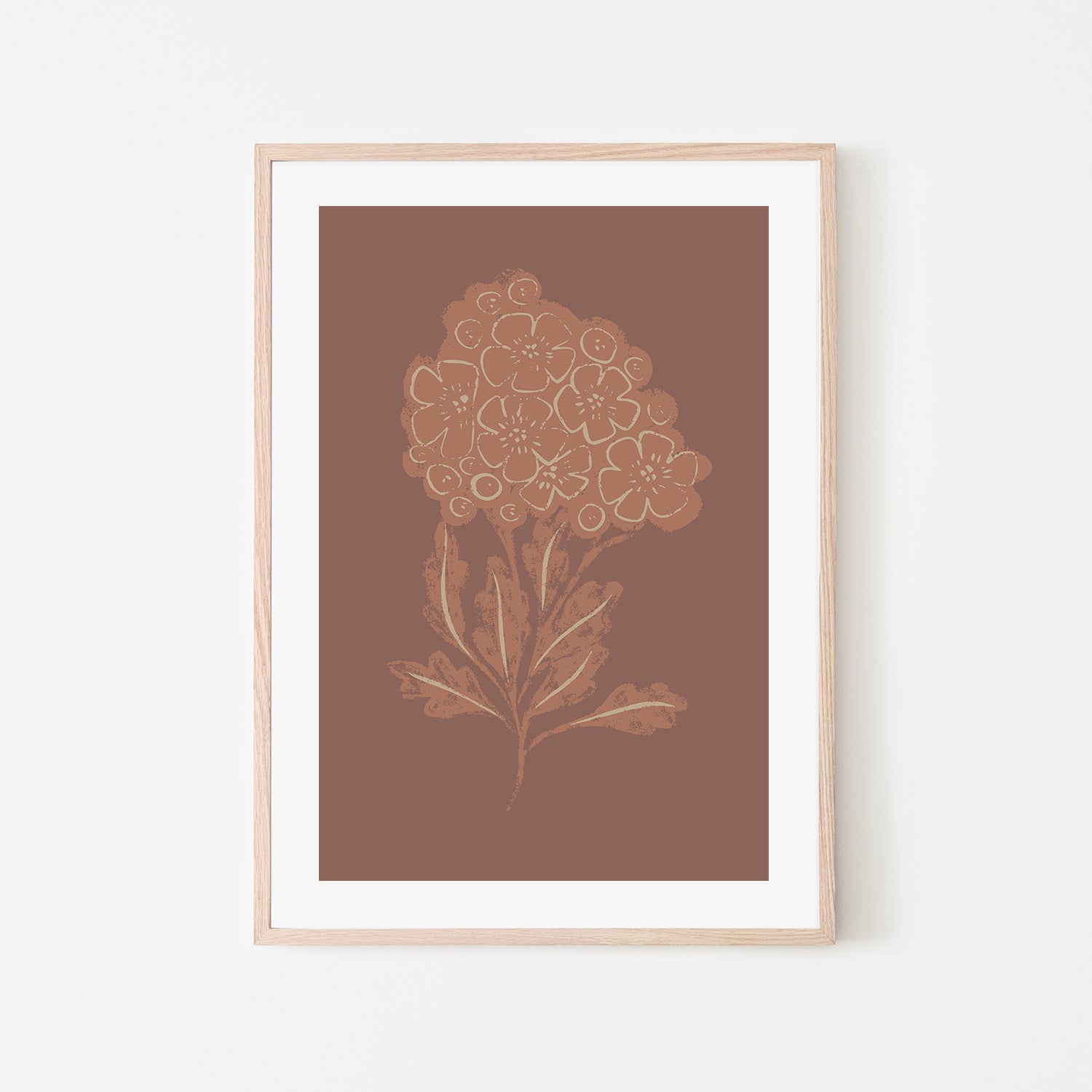 wall-art-print-canvas-poster-framed-Mocha Bloom , By Nikita Jariwala-6