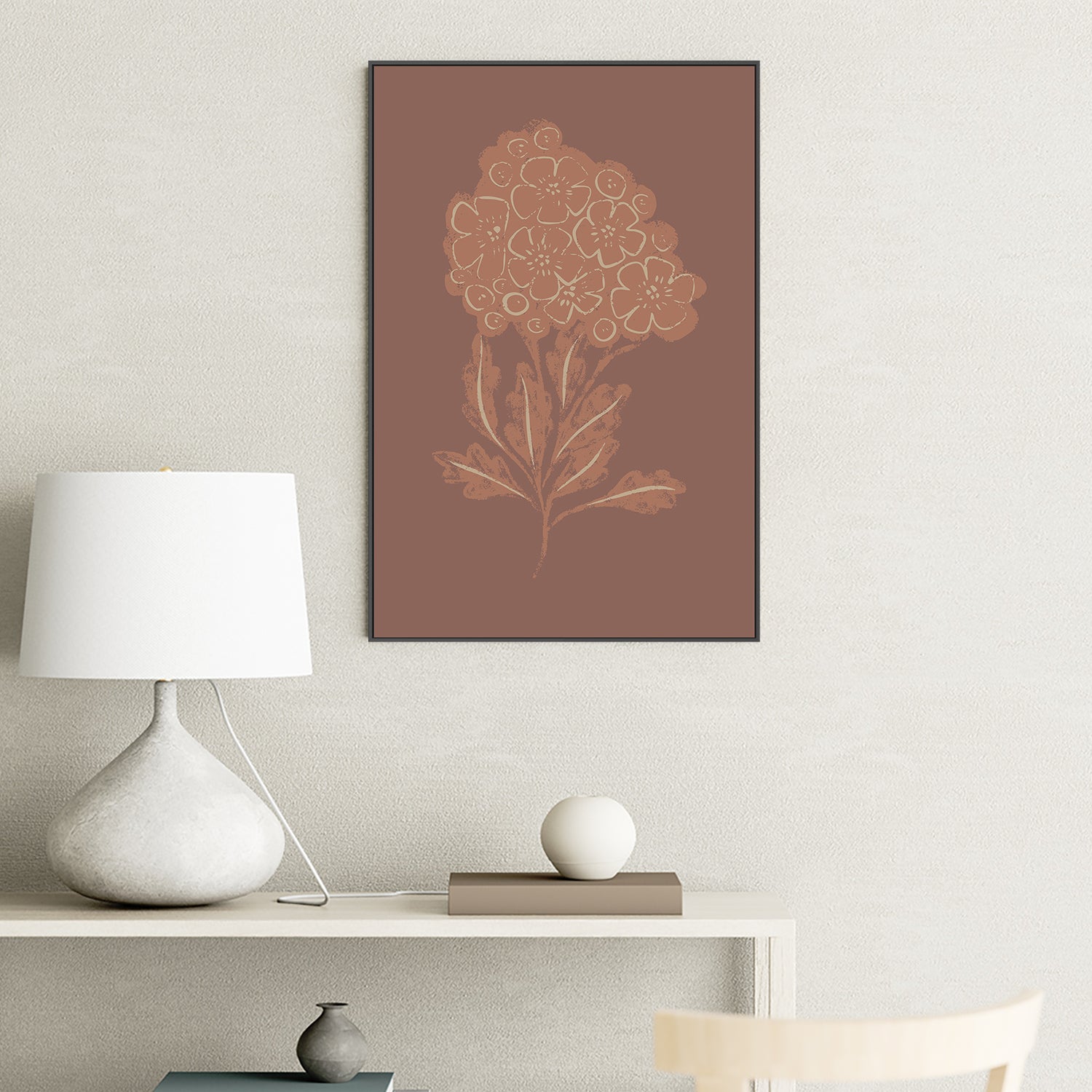 wall-art-print-canvas-poster-framed-Mocha Bloom , By Nikita Jariwala-7