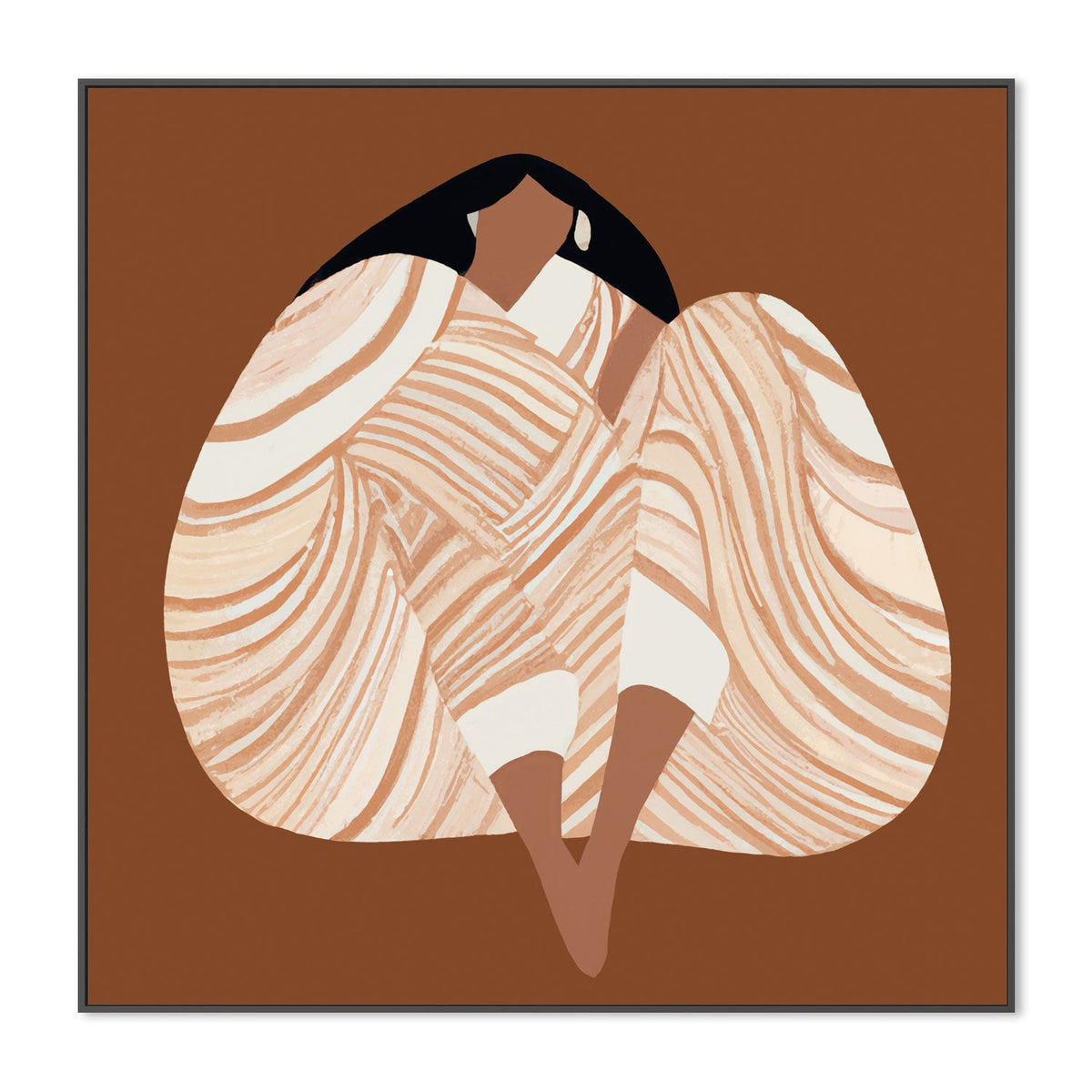 wall-art-print-canvas-poster-framed-Mocha Cloud , By Stacey Williams-3