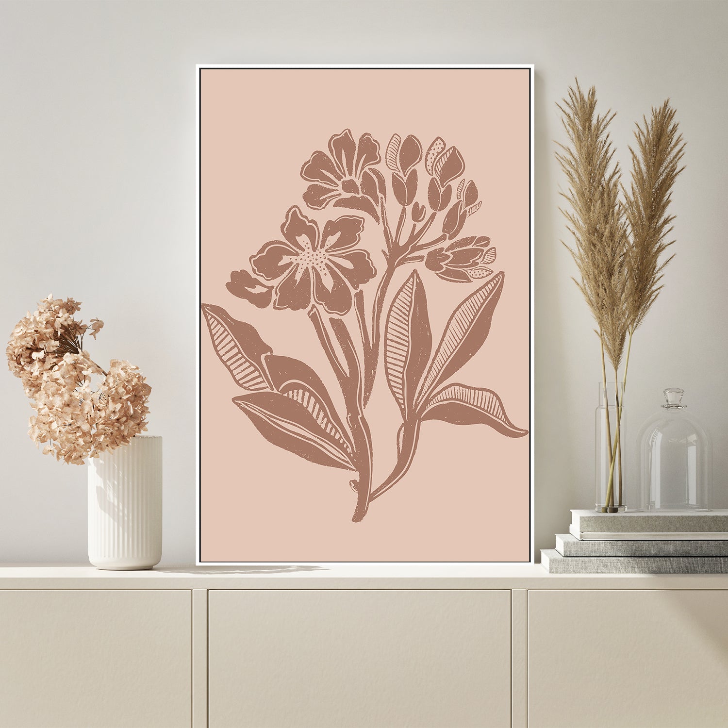 wall-art-print-canvas-poster-framed-Mocha Florals , By Nikita Jariwala-7