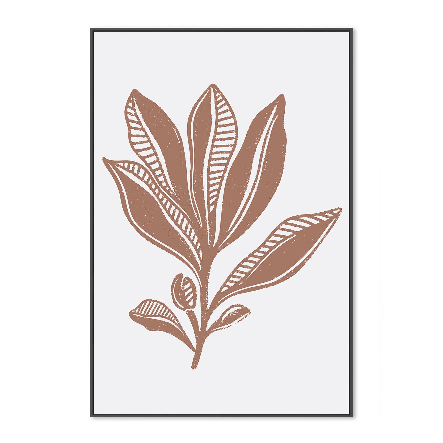 wall-art-print-canvas-poster-framed-Mocha Foliage , By Nikita Jariwala-3