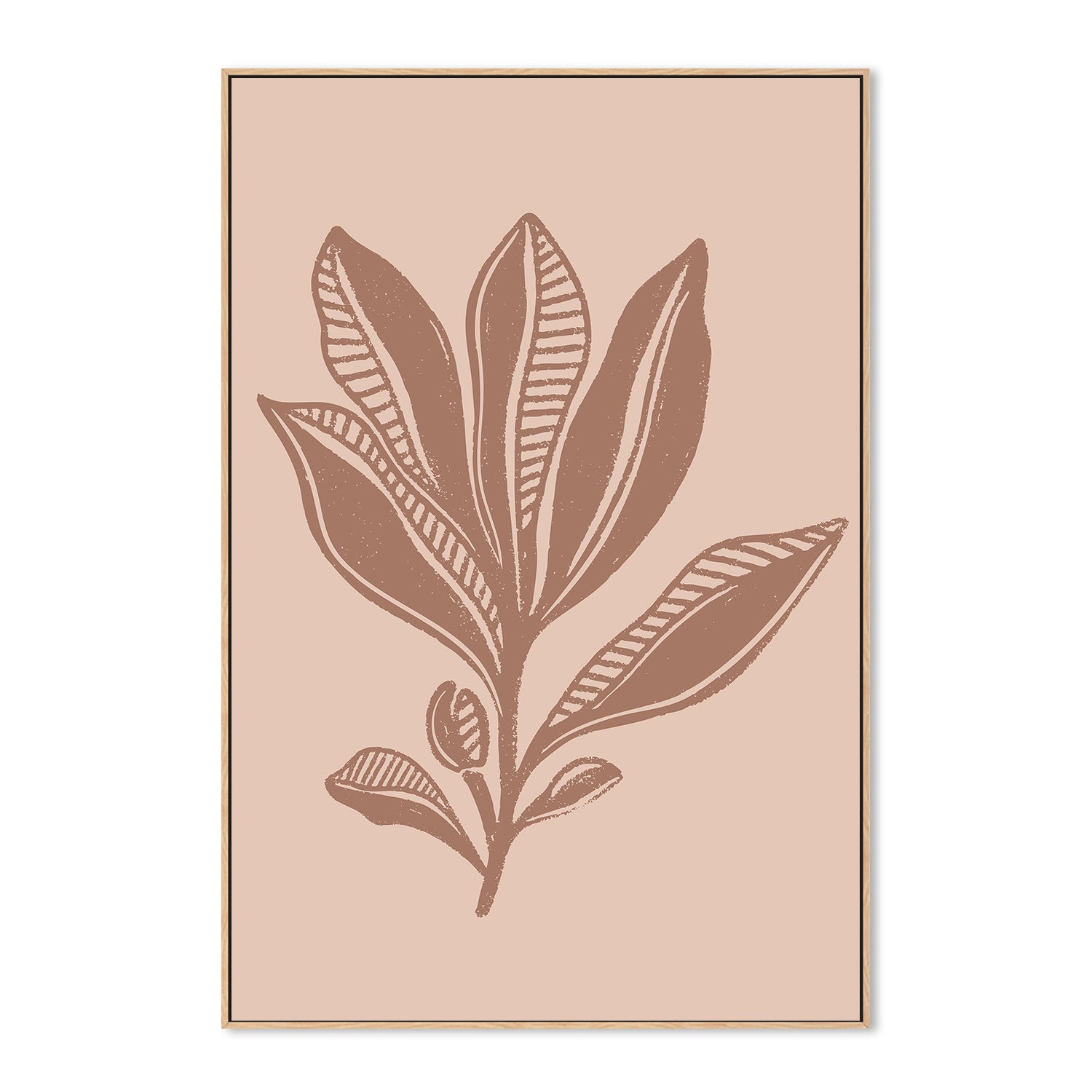 wall-art-print-canvas-poster-framed-Mocha Foliage , By Nikita Jariwala-4