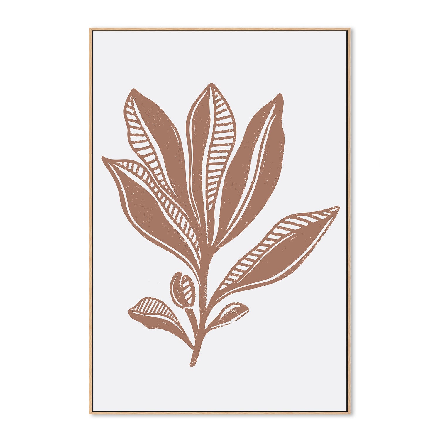 wall-art-print-canvas-poster-framed-Mocha Foliage , By Nikita Jariwala-4