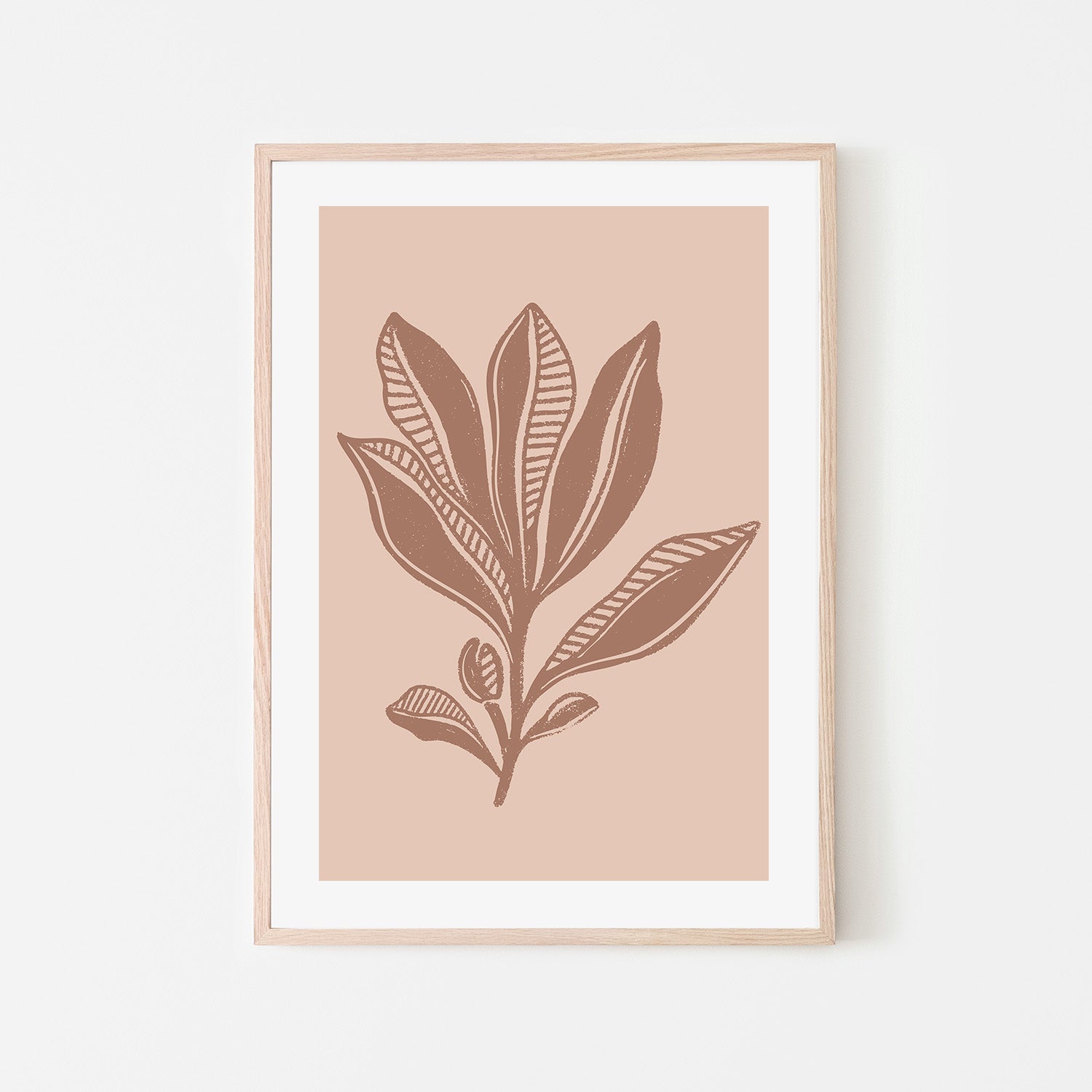 wall-art-print-canvas-poster-framed-Mocha Foliage , By Nikita Jariwala-6