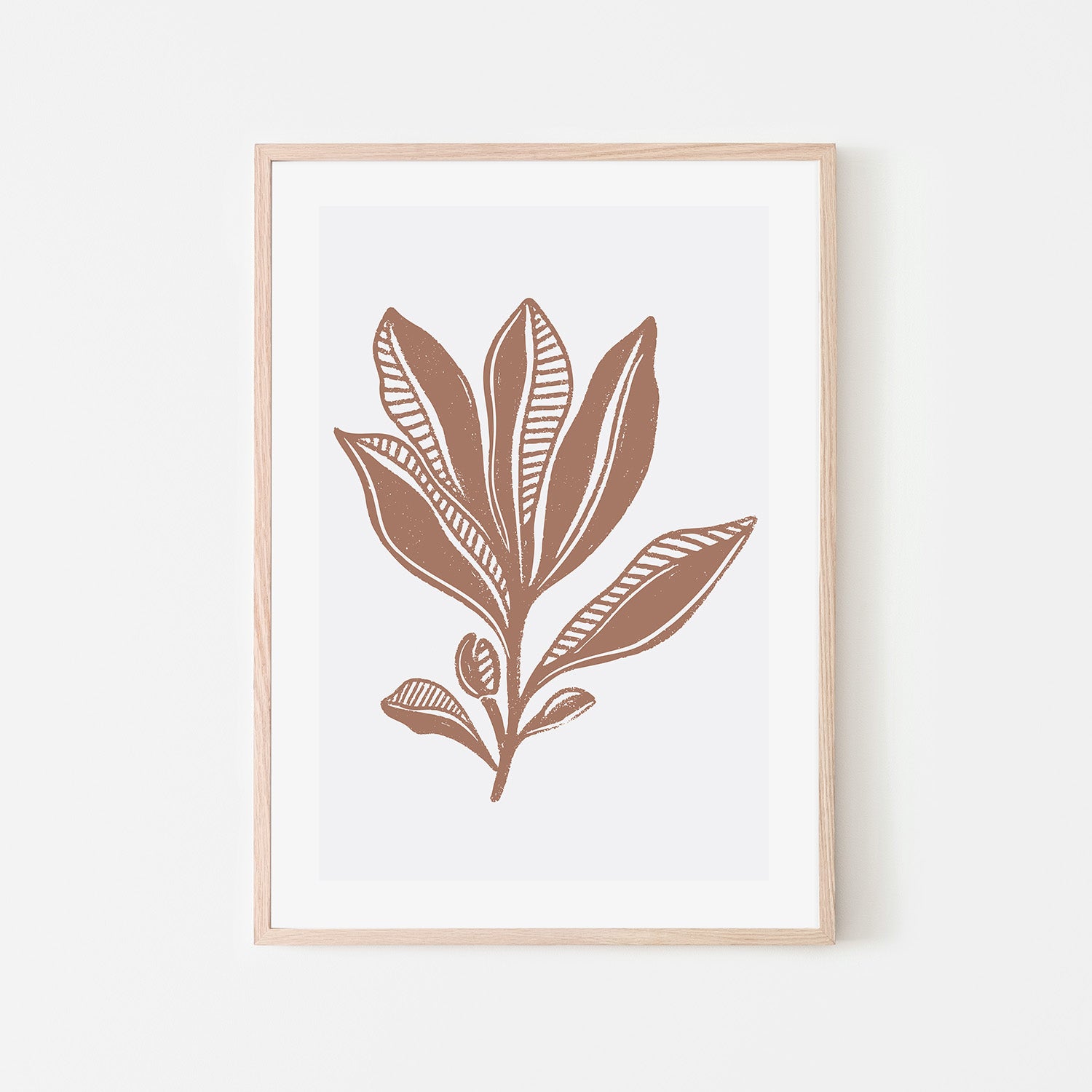 wall-art-print-canvas-poster-framed-Mocha Foliage , By Nikita Jariwala-6