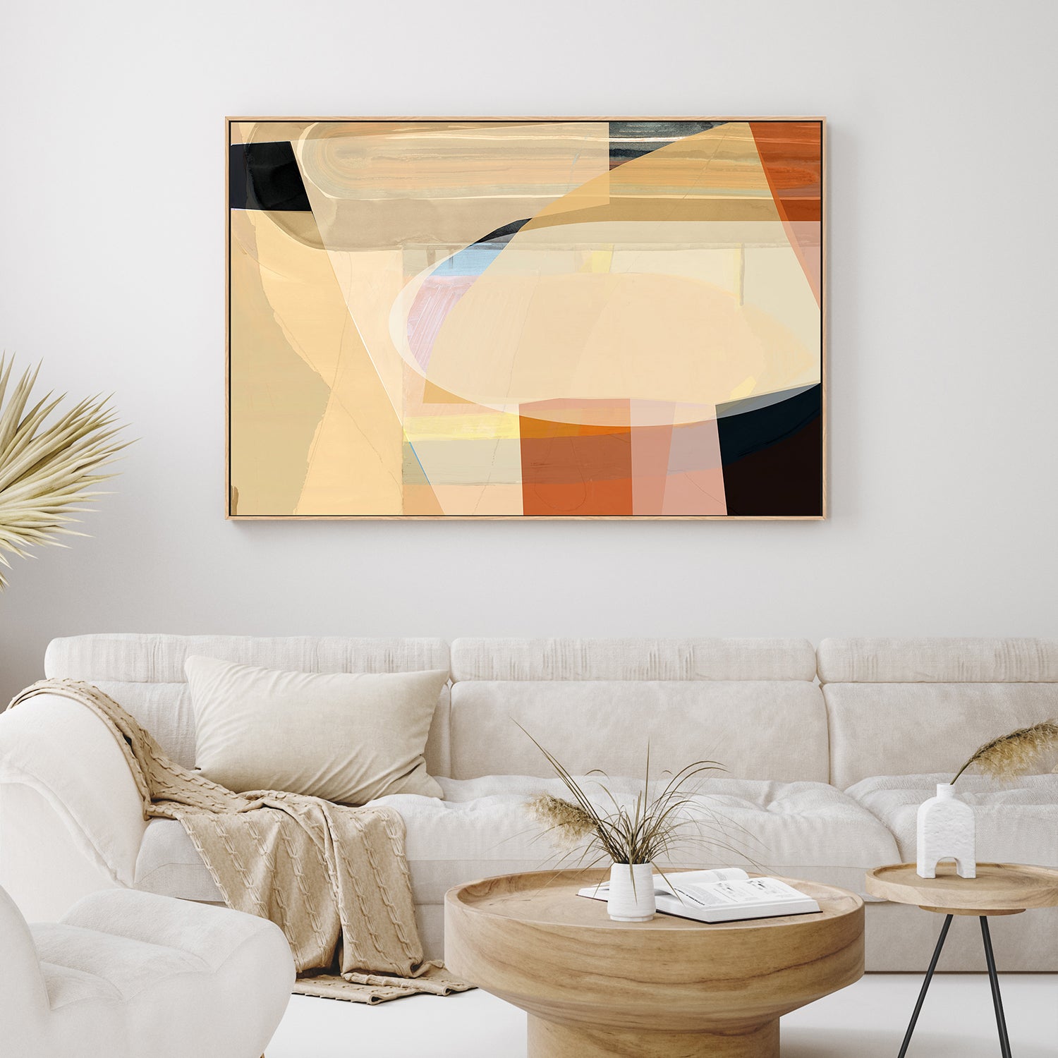 wall-art-print-canvas-poster-framed-Mocha Sands, Style A-2