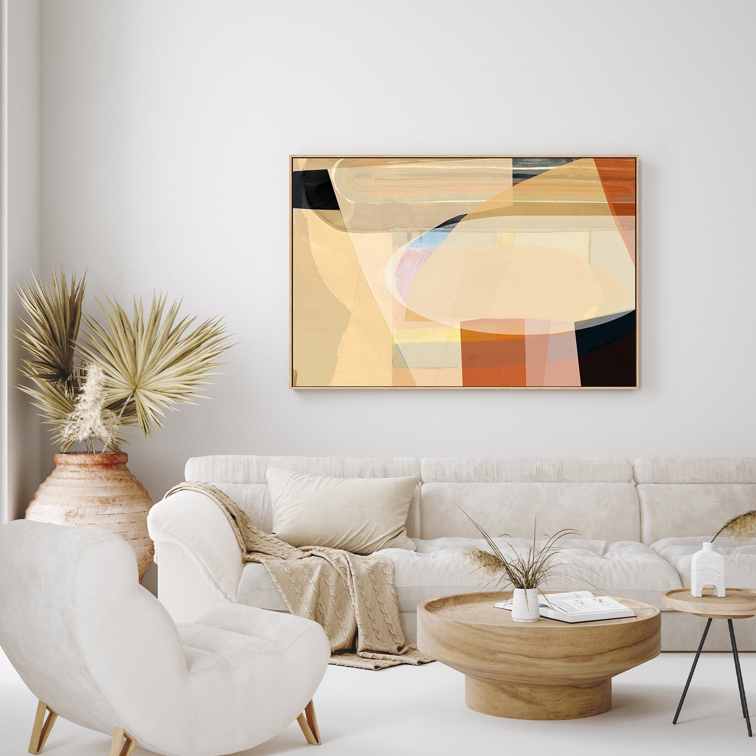 wall-art-print-canvas-poster-framed-Mocha Sands, Style A-7