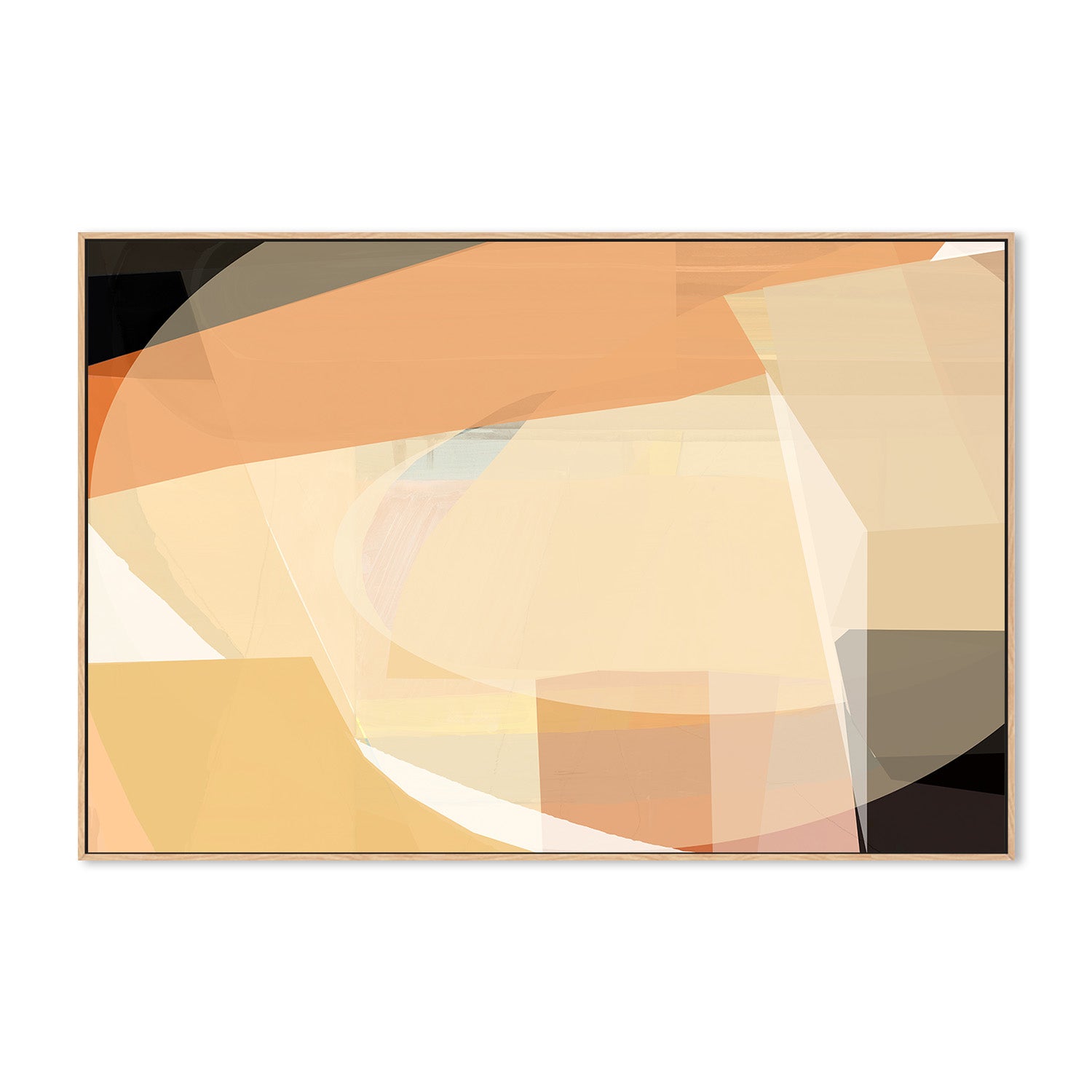 wall-art-print-canvas-poster-framed-Mocha Sands, Style B-4