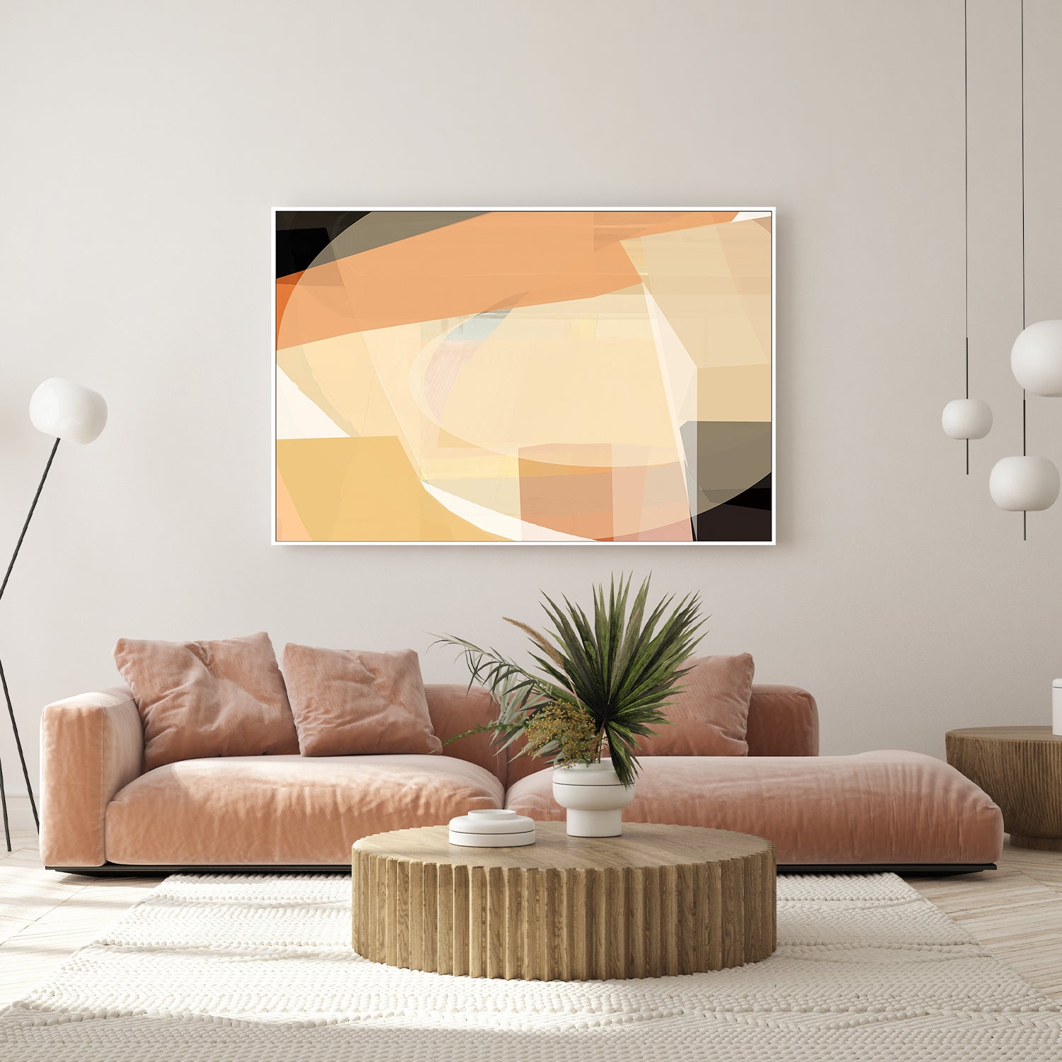 wall-art-print-canvas-poster-framed-Mocha Sands, Style B-7