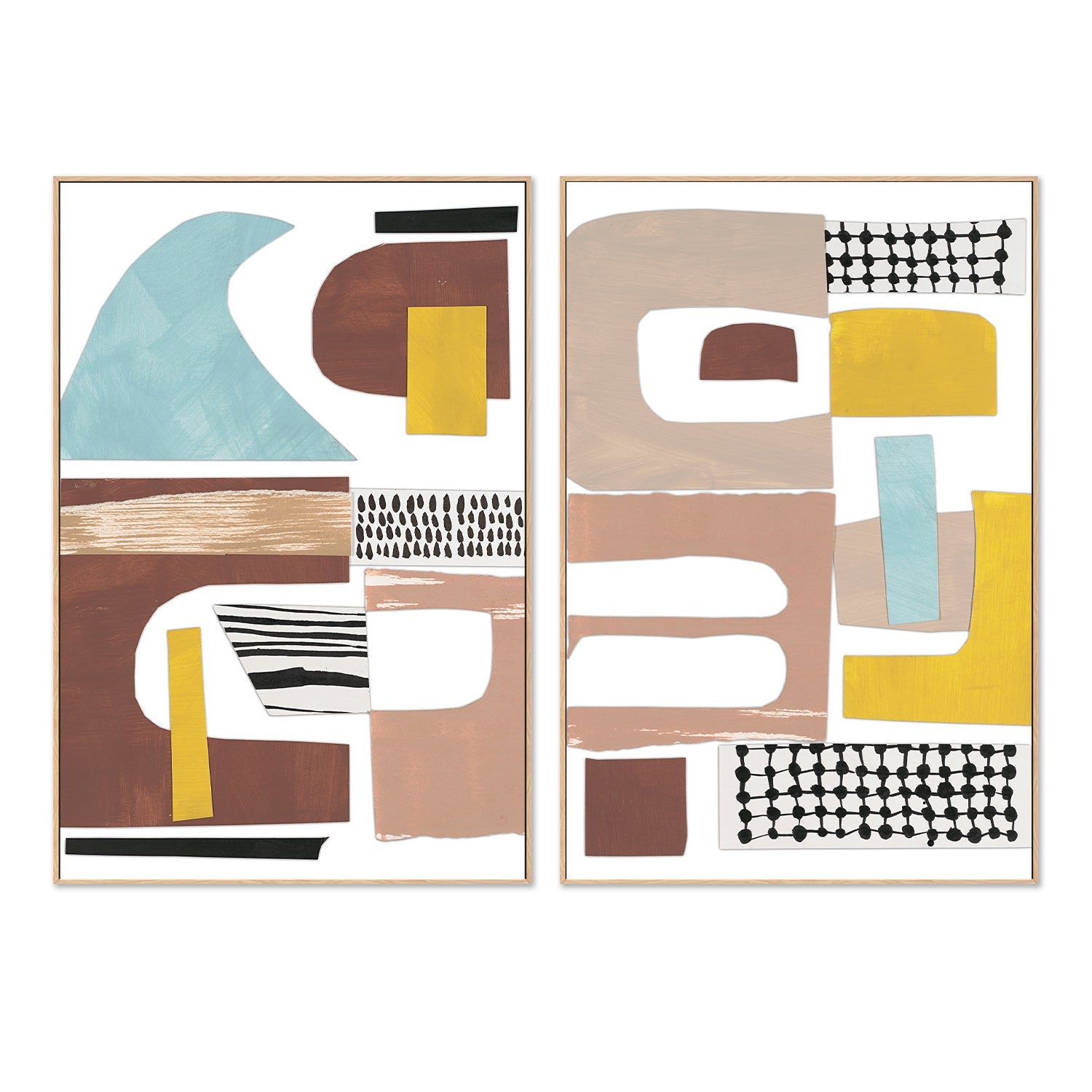 wall-art-print-canvas-poster-framed-Mod Squad, Style A & C, Set Of 2 , By Megan Swartz-4