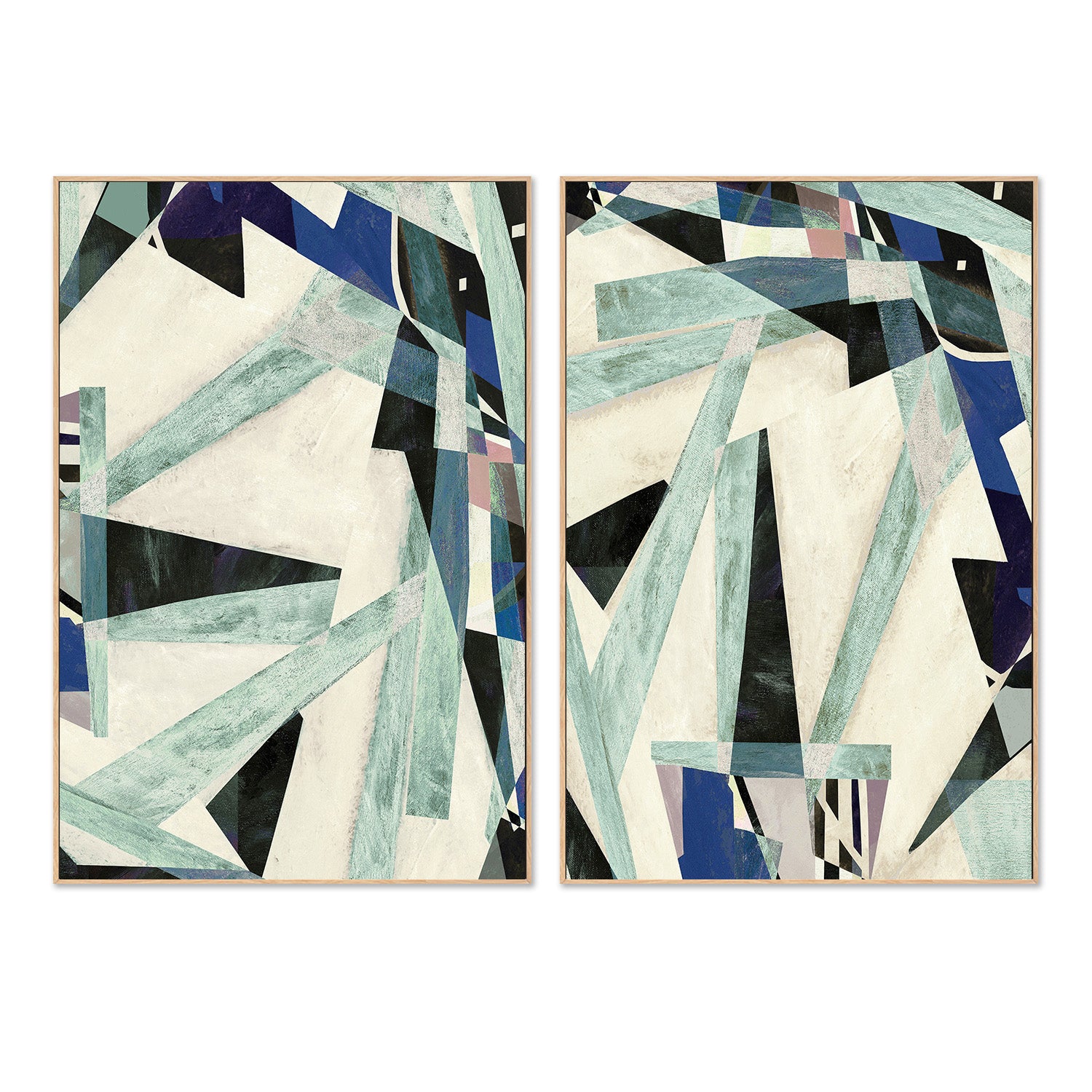 wall-art-print-canvas-poster-framed-Modern Muse, Style A & B, Set Of 2-4