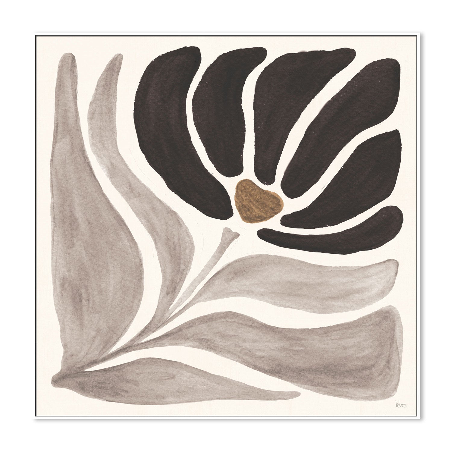 wall-art-print-canvas-poster-framed-Modern Petals, Style C , By Veronique Charron-5