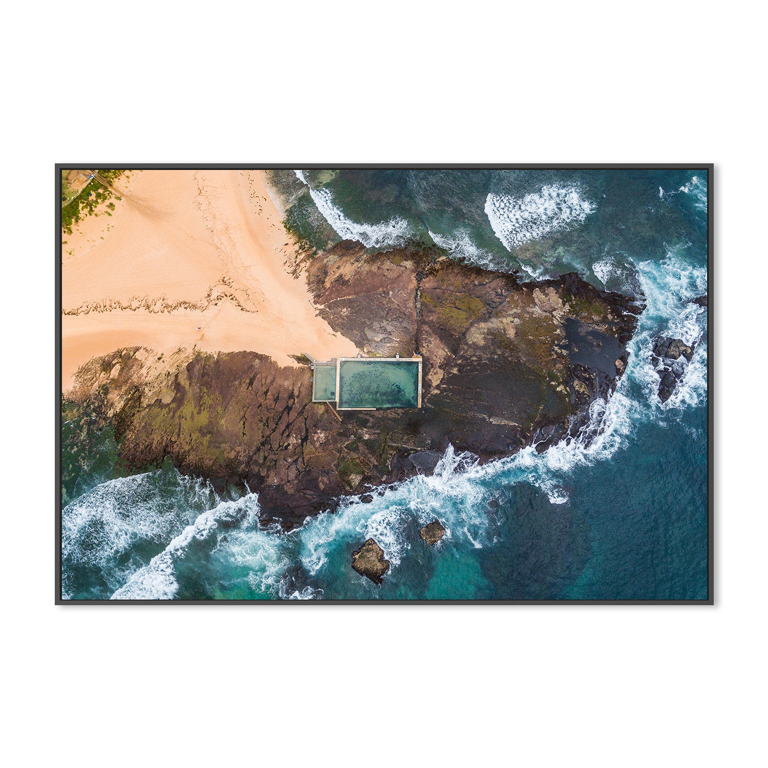 wall-art-print-canvas-poster-framed-Monavale Pool-3