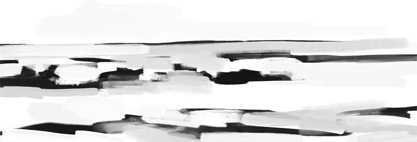 wall-art-print-canvas-poster-framed-Monochrome Shore, Style C , By Emily Wood-1
