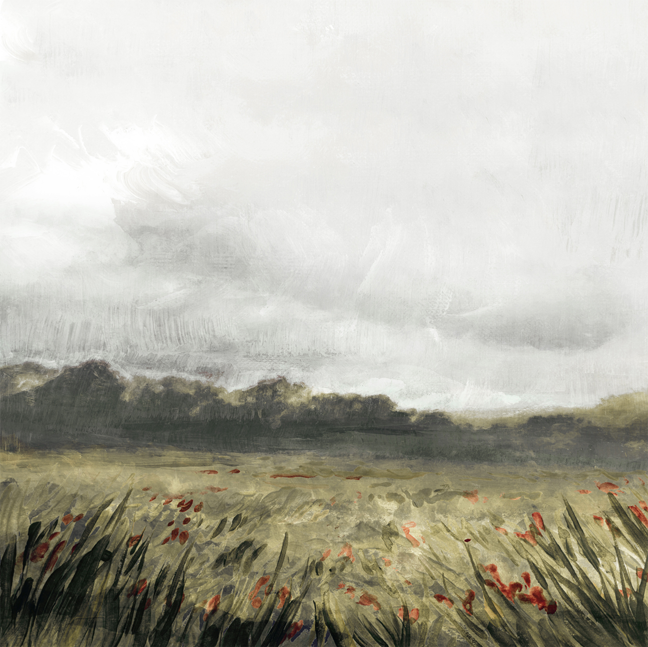 wall-art-print-canvas-poster-framed-Moody Landscape, Style B , By Nina Blue-1