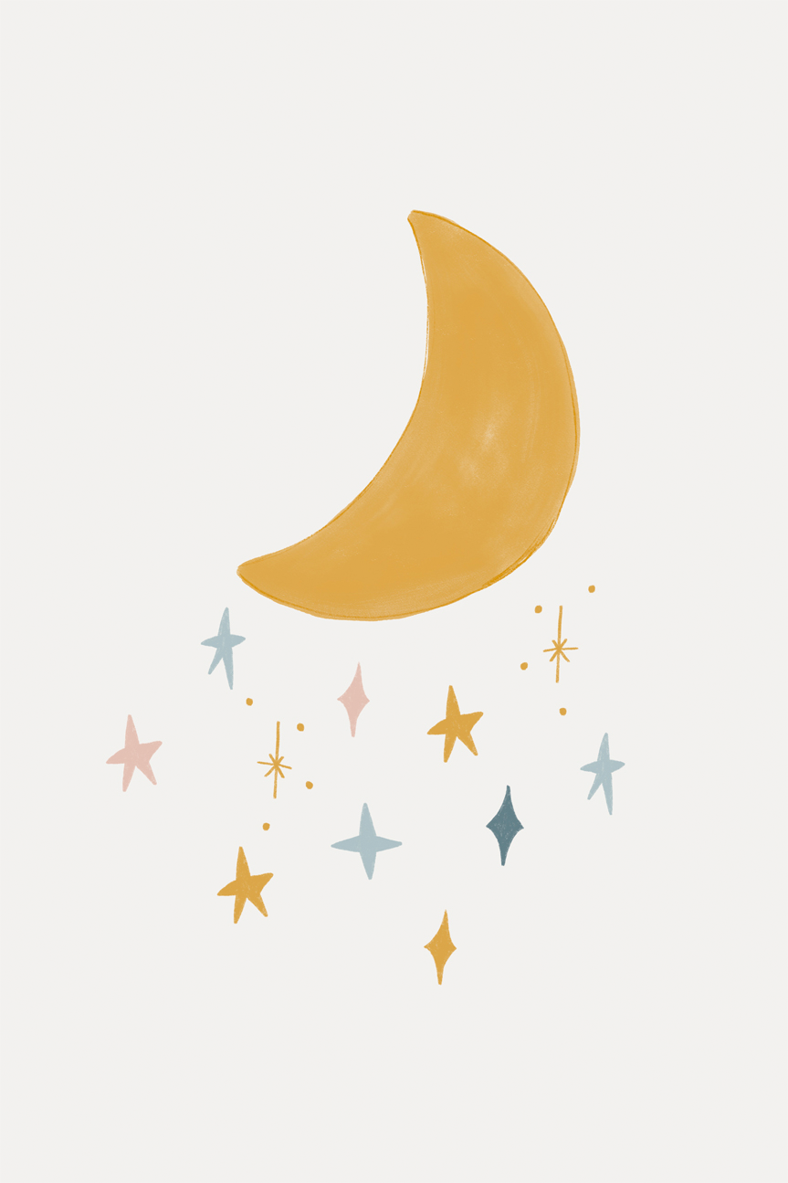 wall-art-print-canvas-poster-framed-Moon , By Menina Lisboa-1